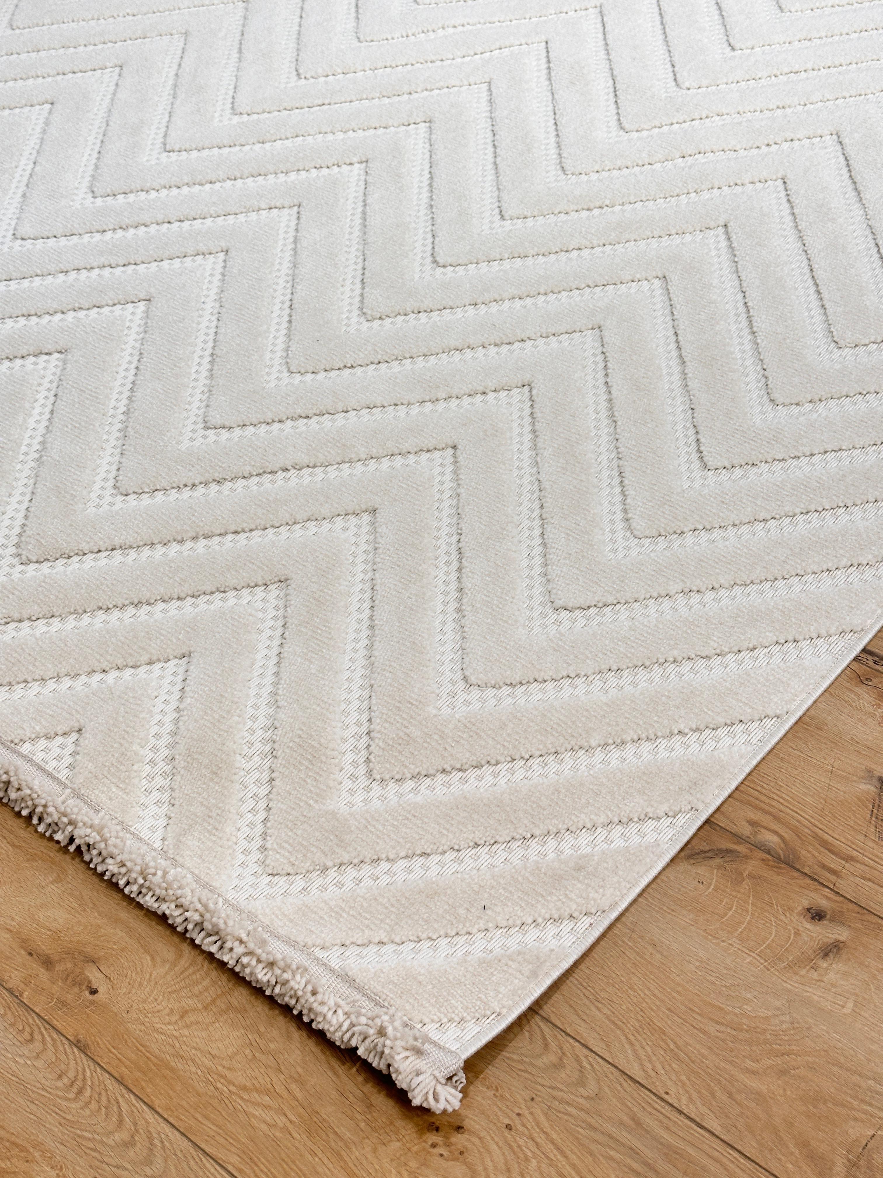 160X230 Gusto İskandinav Halı 1159B Krem