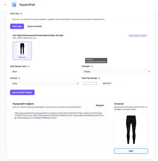 SquarePad - Kare Ürün Görseli Oluştur ekran görüntüsü 2