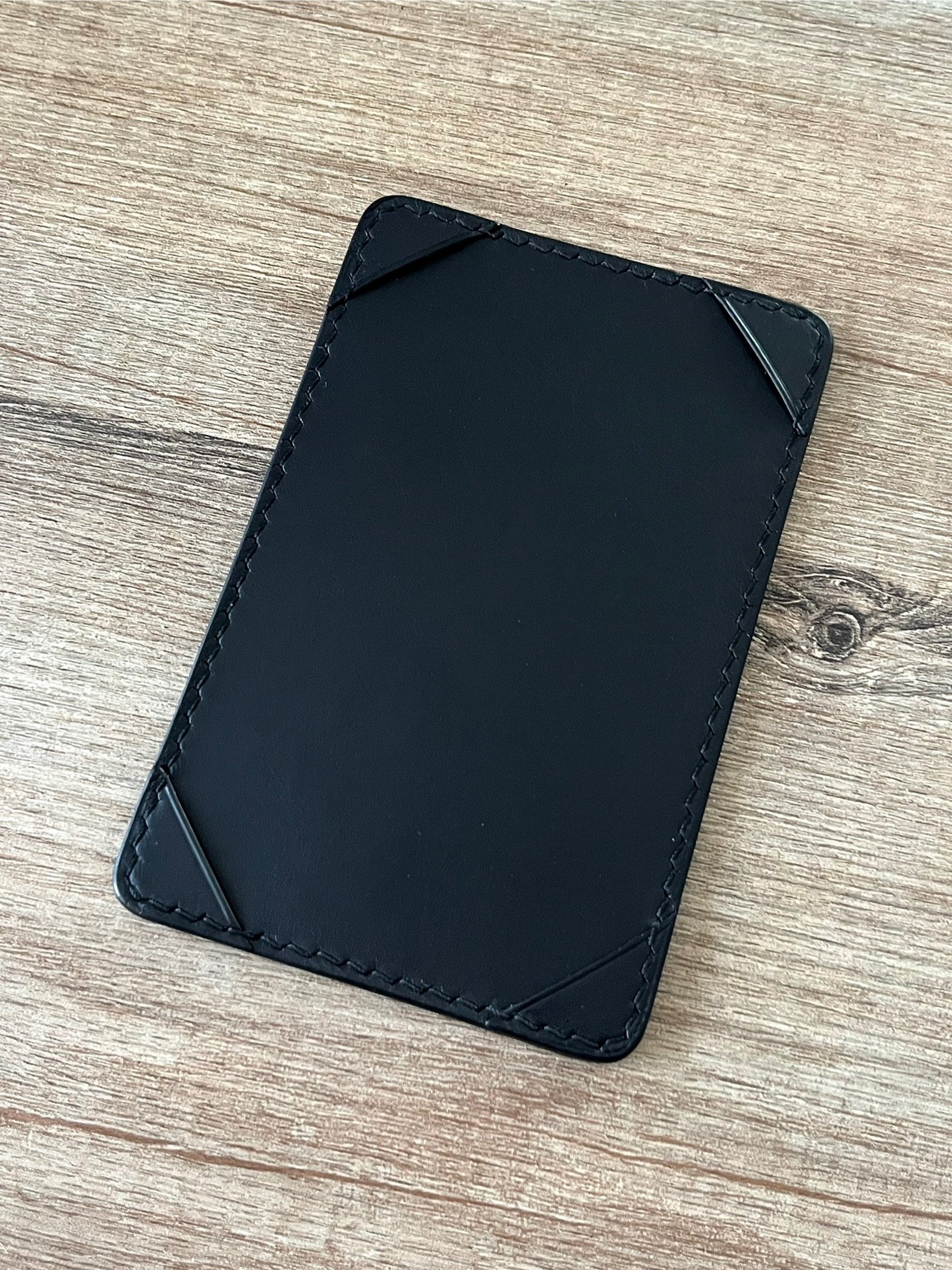 LEATHER JOTTER PAD-BLACK