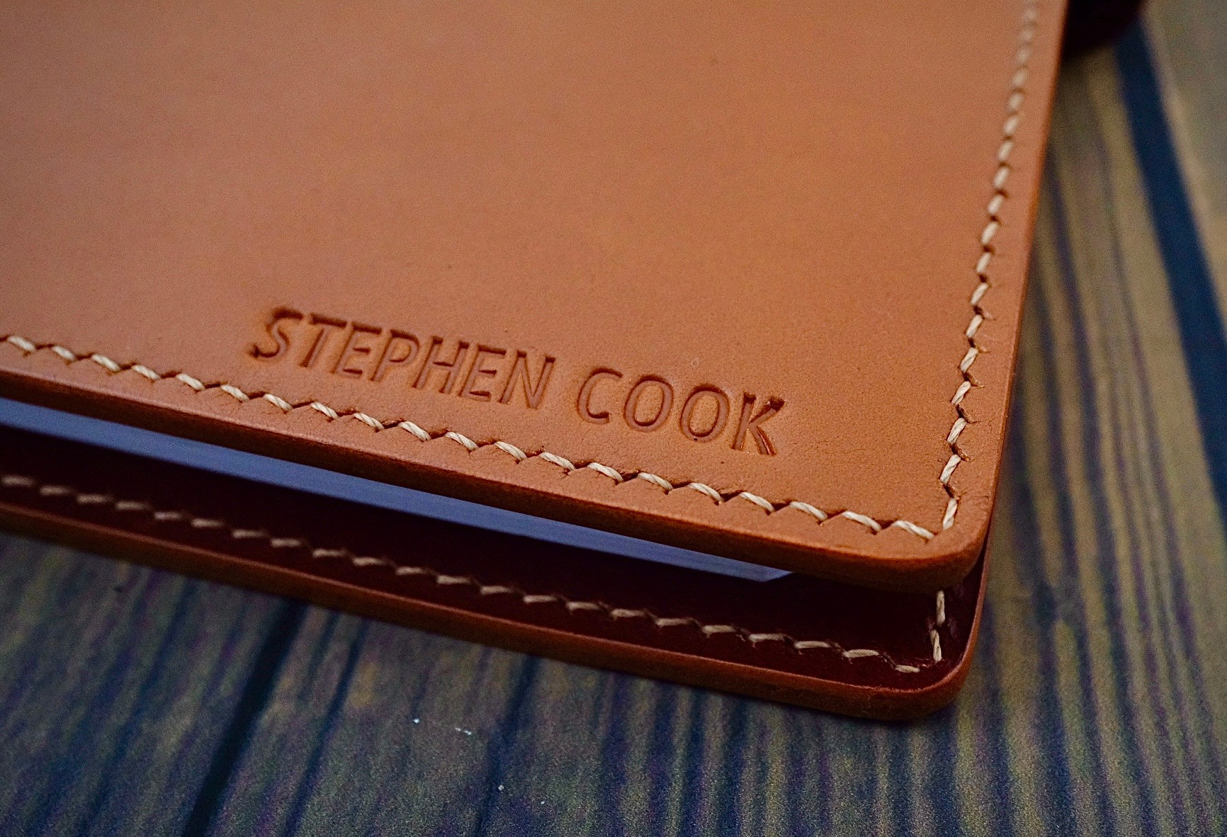 GOLDEN SAND LEATHER NOTEBOOK COVER
