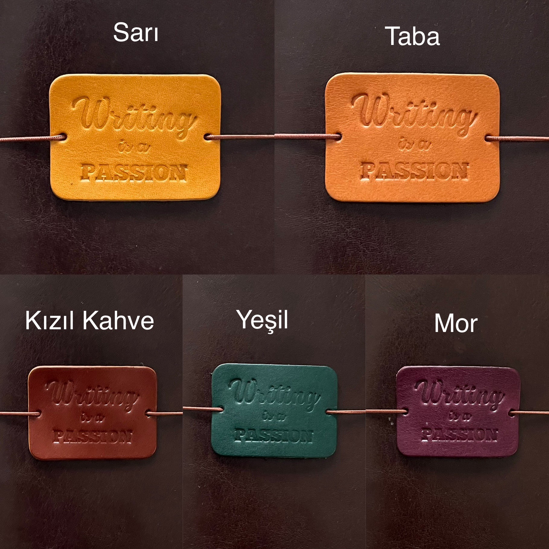 DERİ DEFTER KILIFI-KOYU KAHVE