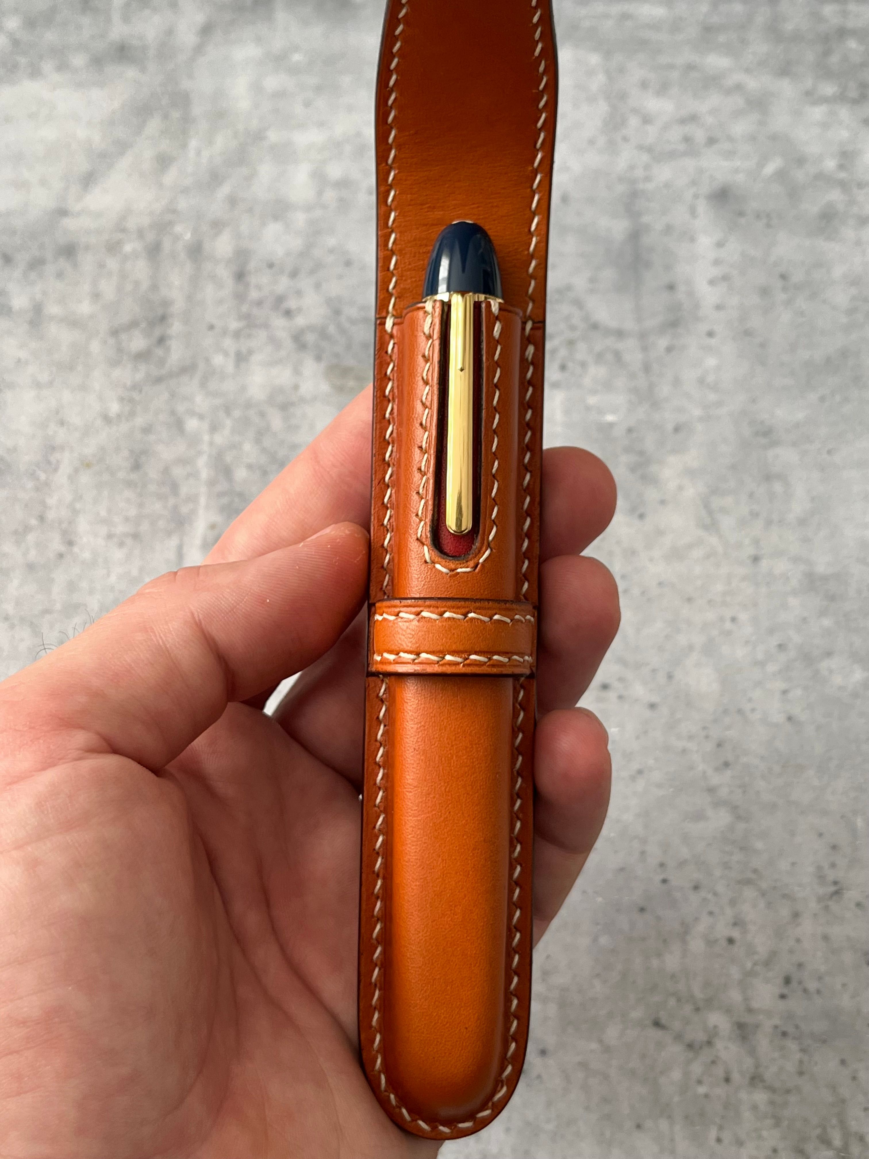 GOLDEN SAND LEATHER SINGLE PEN CASE