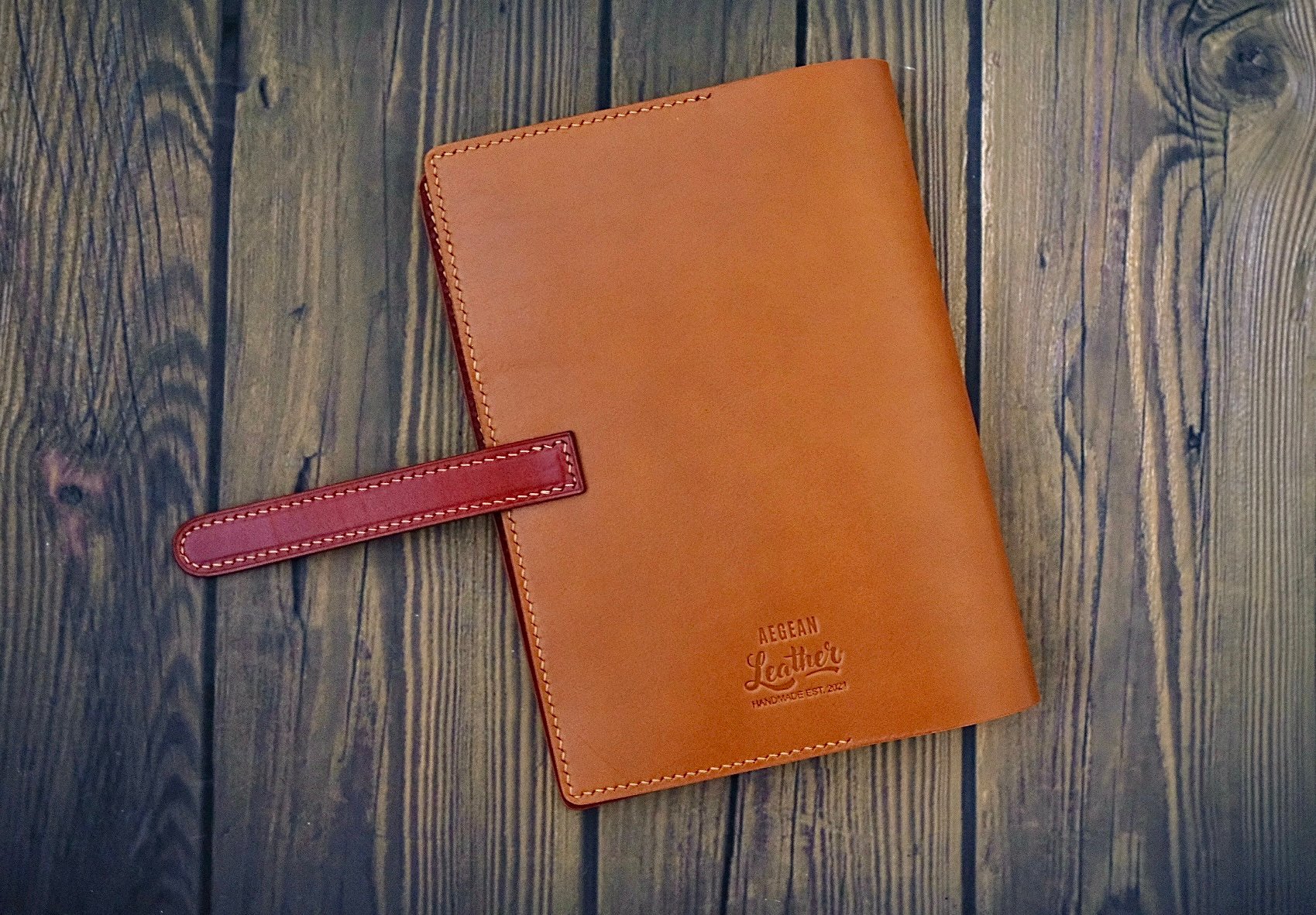 GOLDEN SAND LEATHER NOTEBOOK COVER