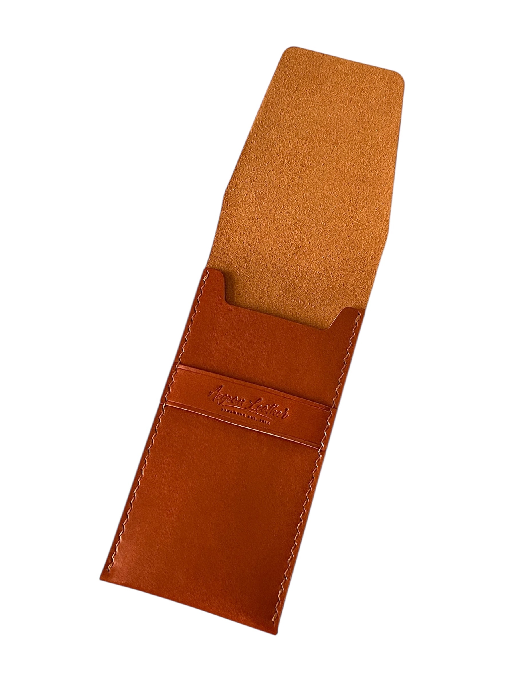 SIGNATURE PEN CASE-COGNAC