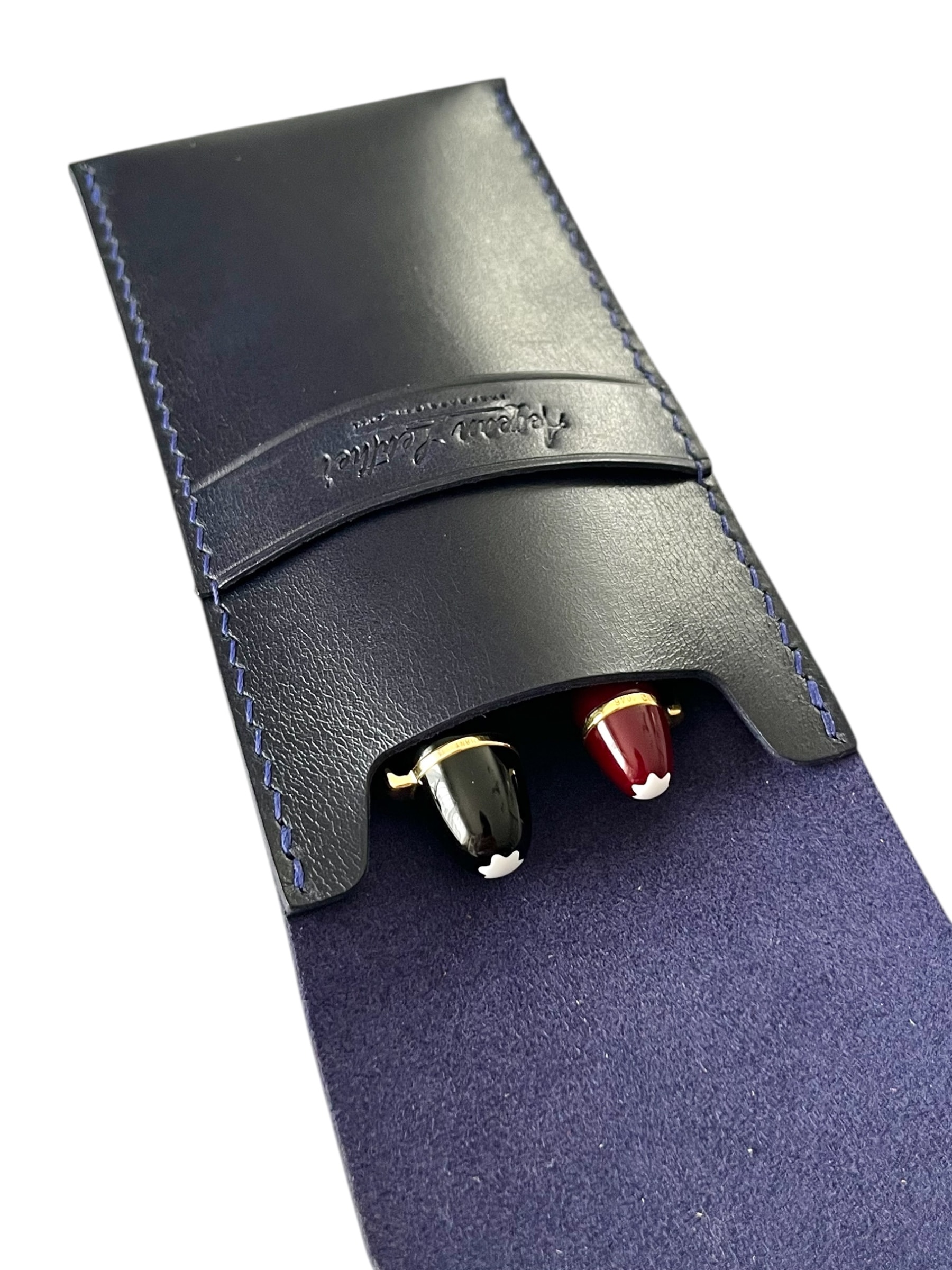 SIGNATURE PEN CASE-NAVY BLUE