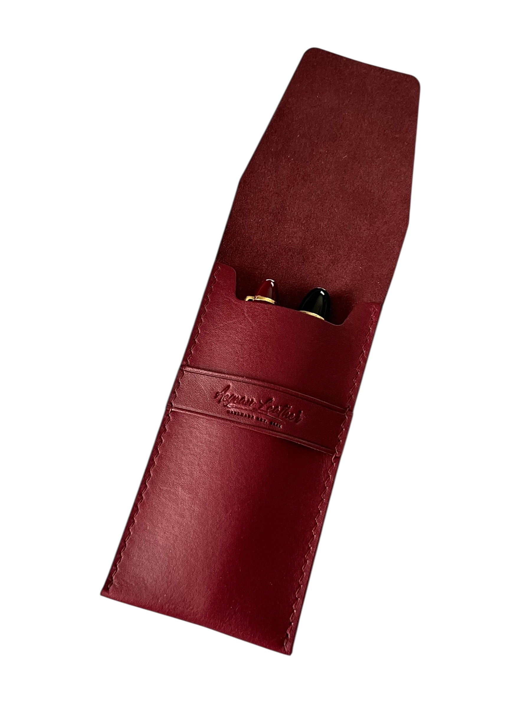 SIGNATURE PEN CASE-BORDEAUX