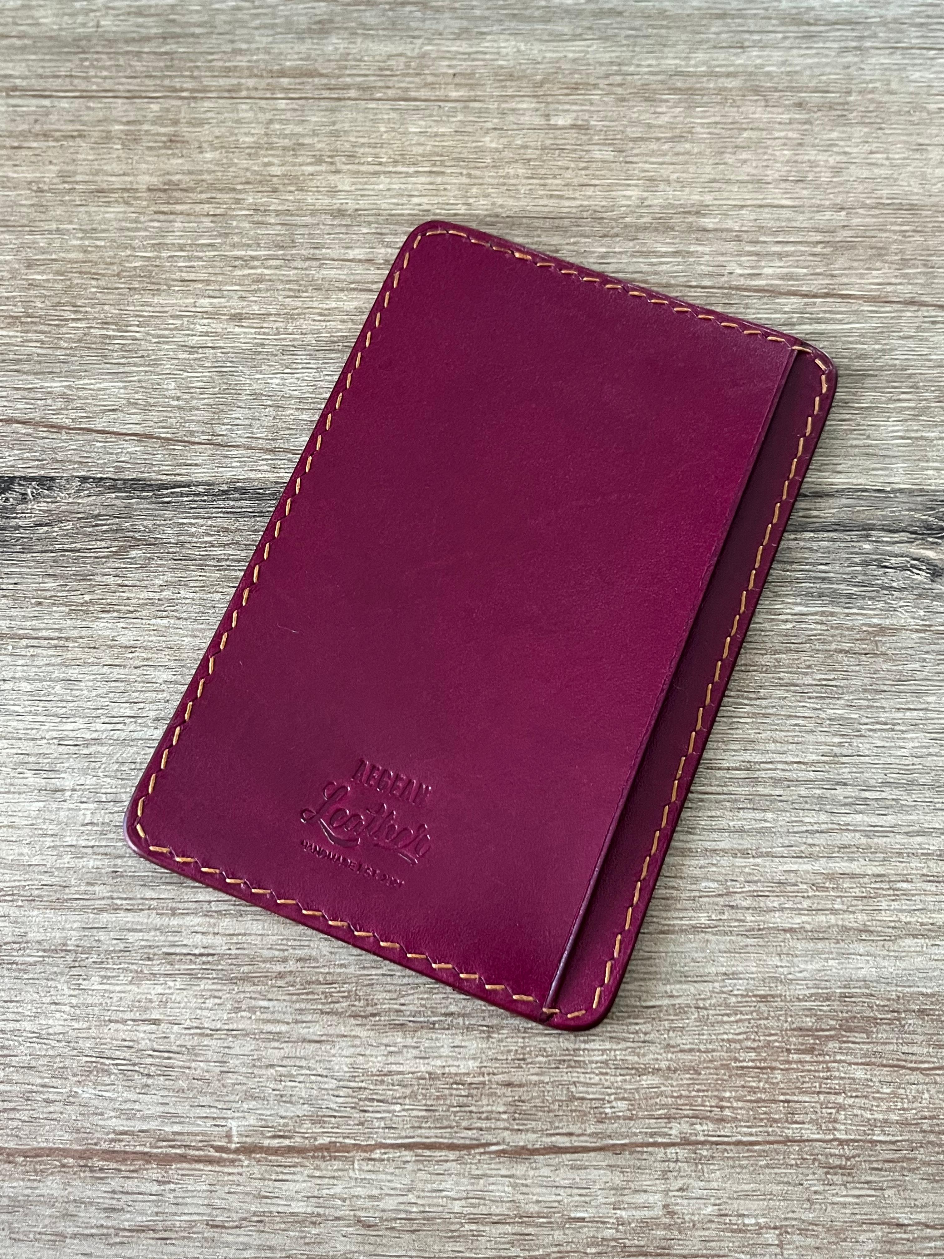 LEATHER JOTTER PAD-PUPRLE