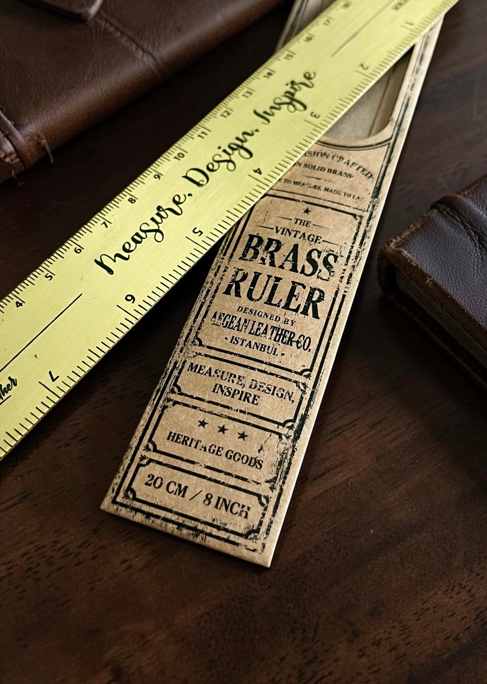 VINTAGE BRASS RULER