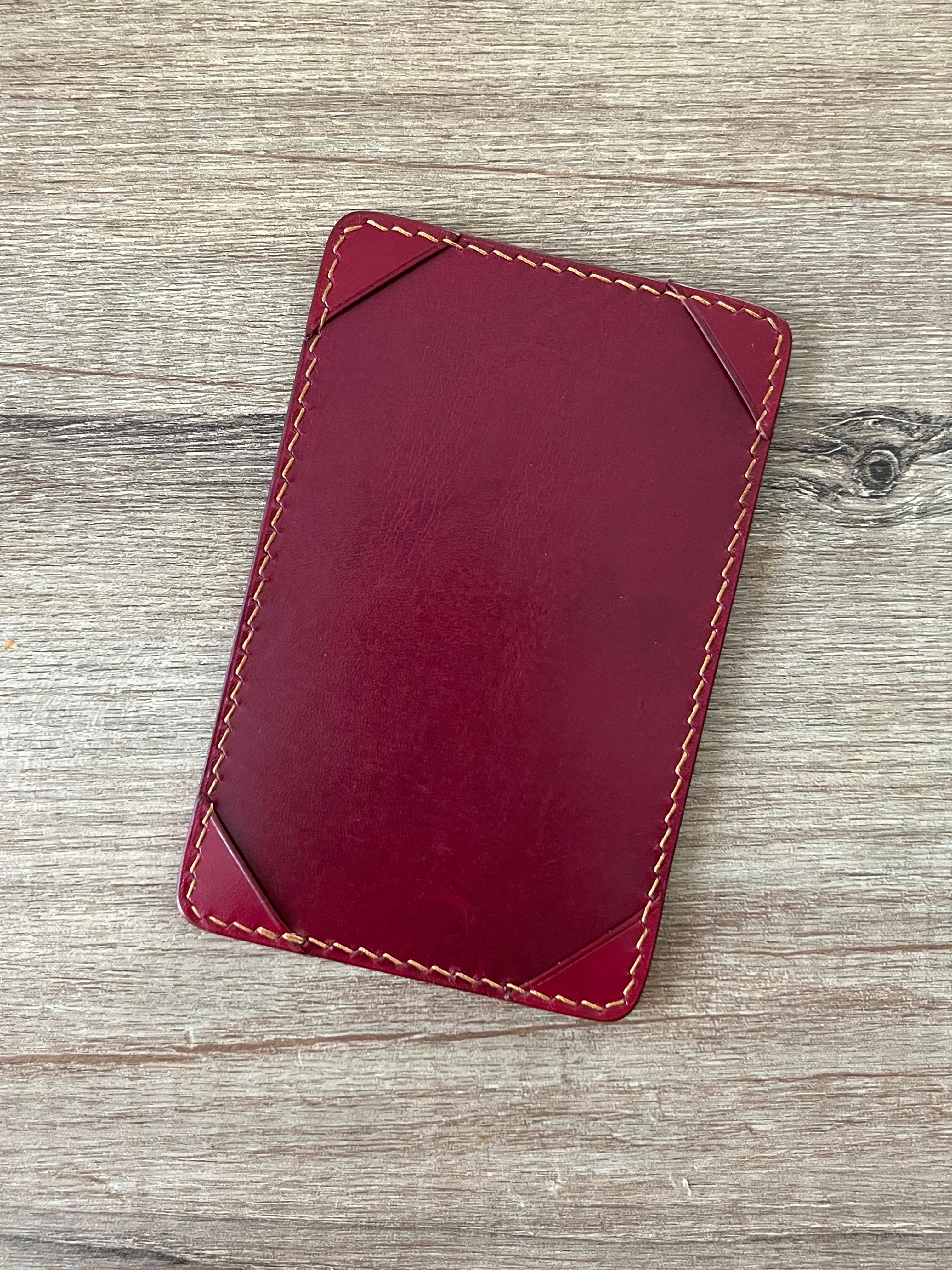 LEATHER JOTTER PAD-PUPRLE