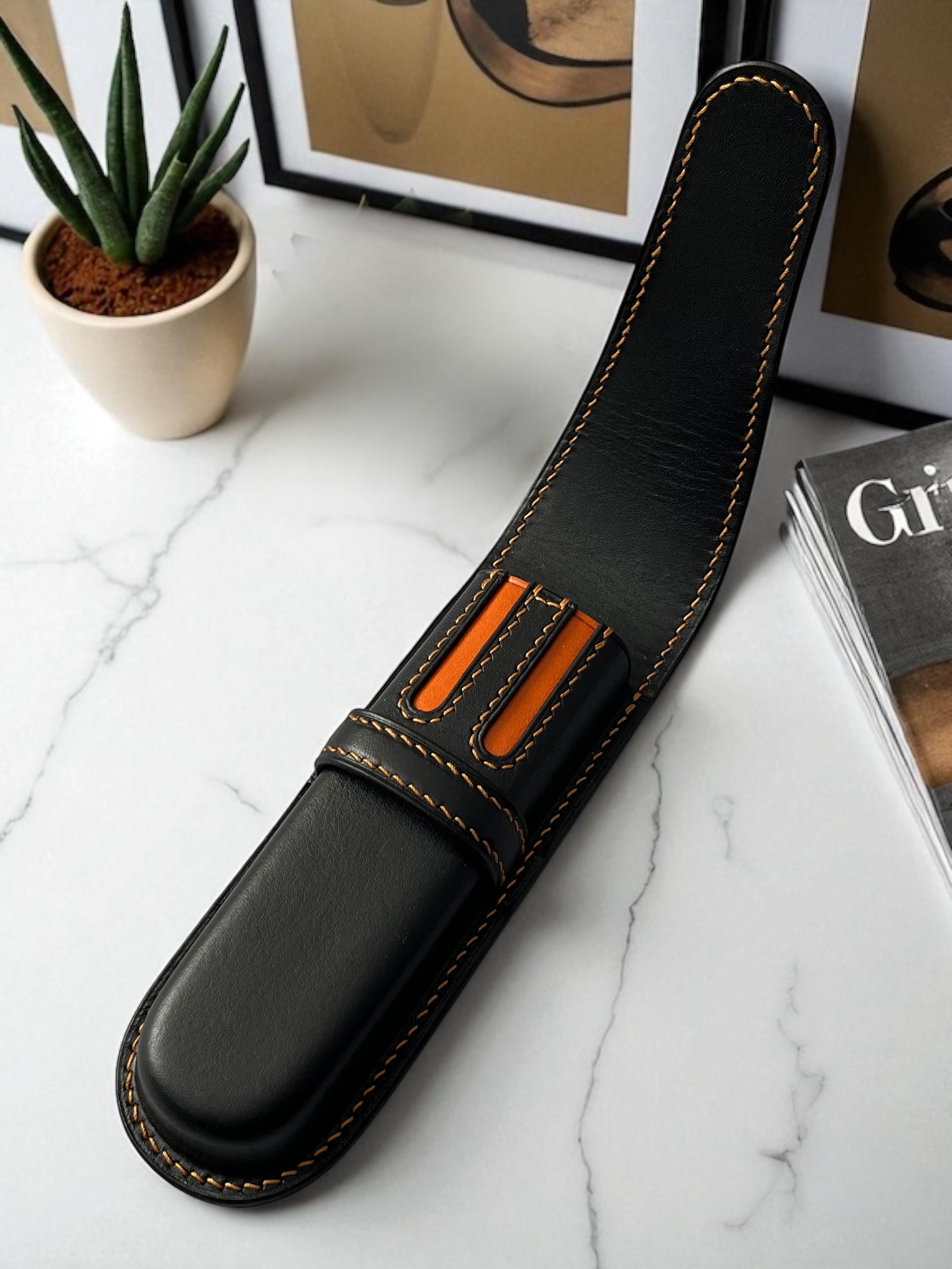 BLACK AMBER İKİLİ KALEMLİK