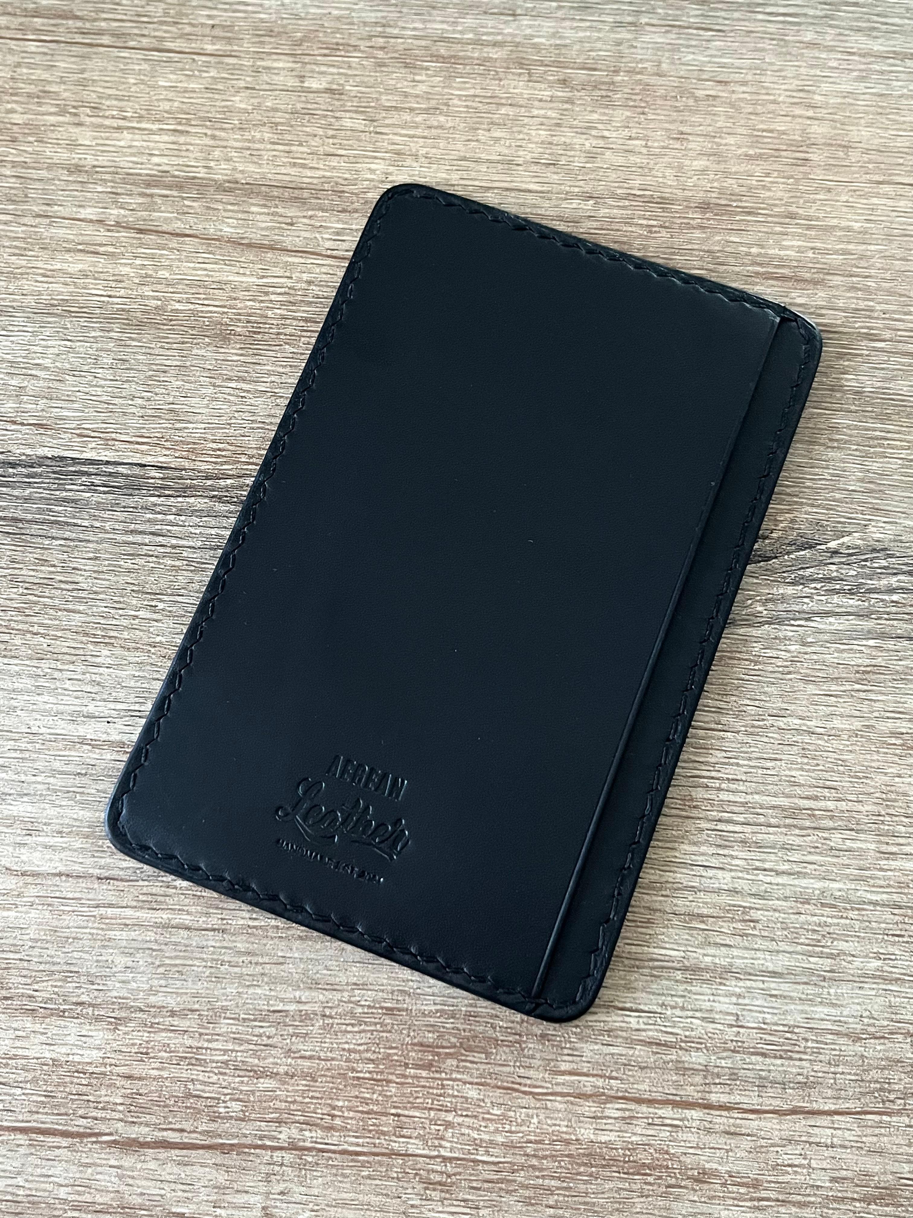 LEATHER JOTTER PAD-BLACK
