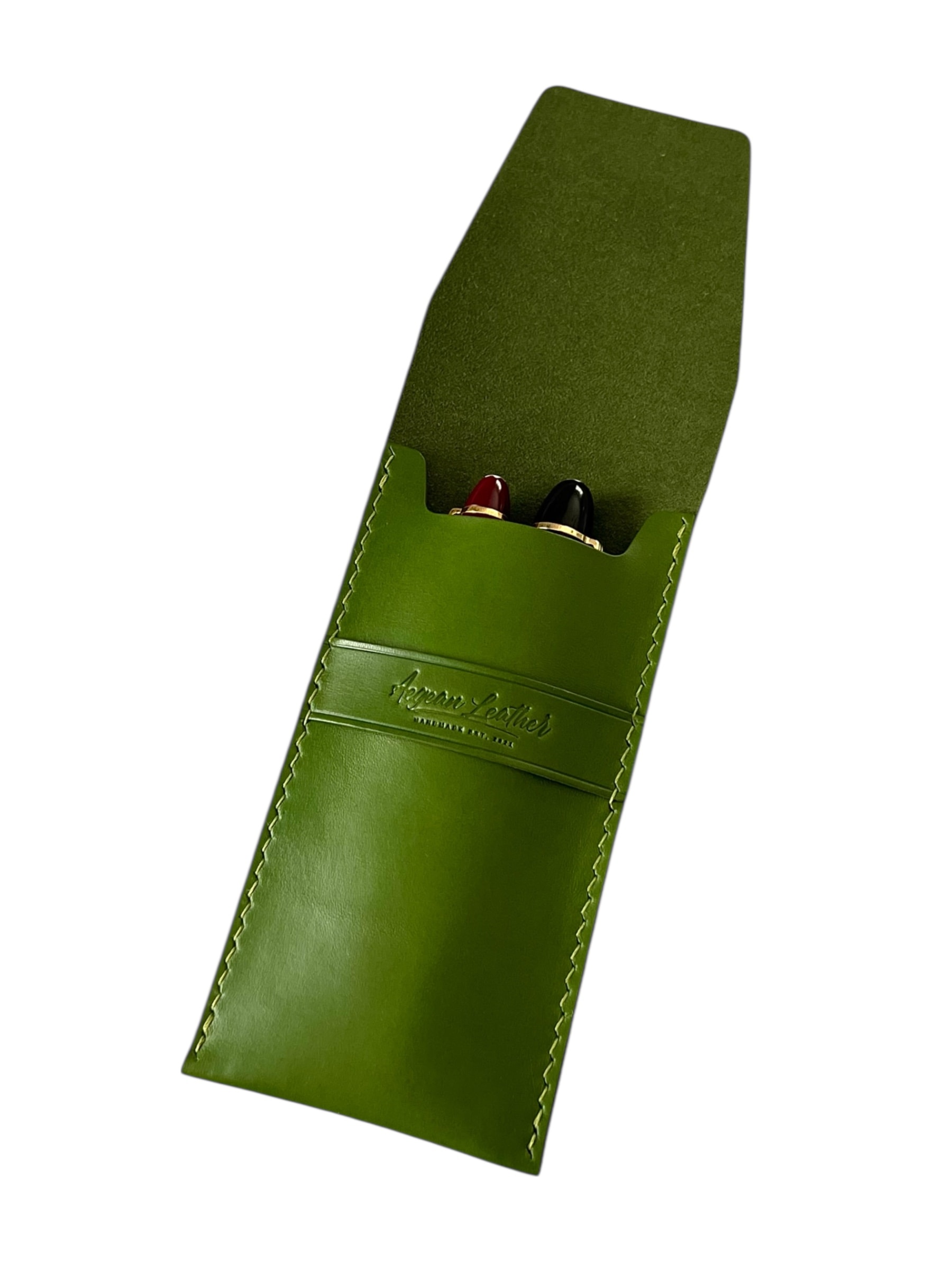 SIGNATURE PEN CASE-LIGHT GREEN