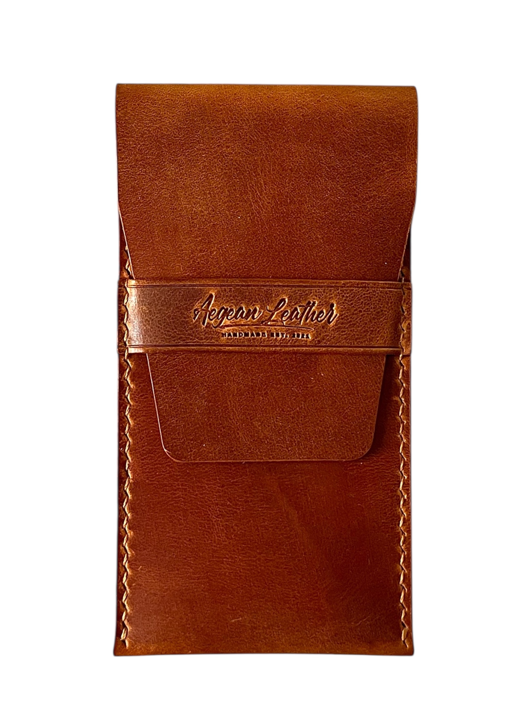 SIGNATURE PEN CASE-BROWN