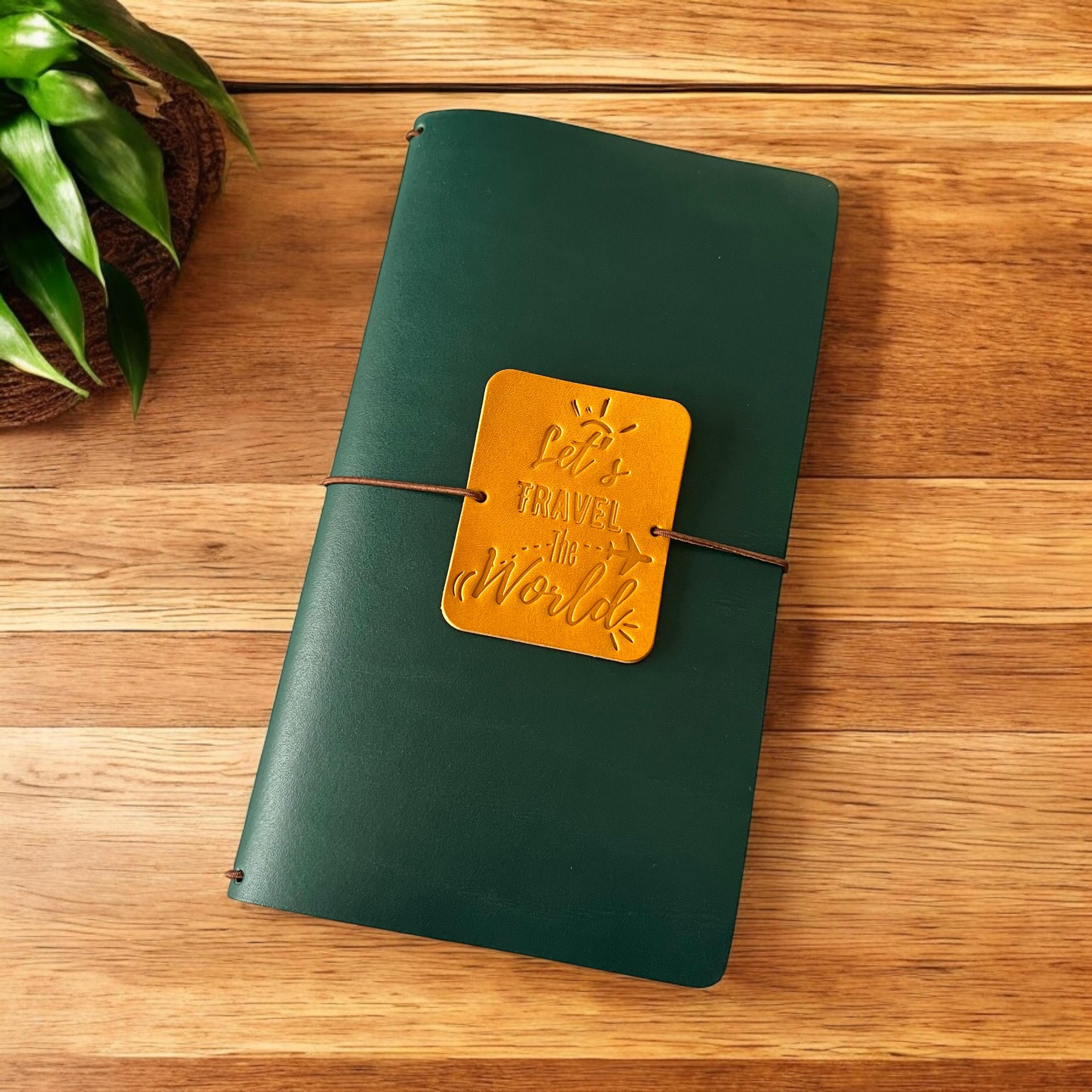 TRAVELER'S DERİ DEFTER KILIFI-YEŞİL