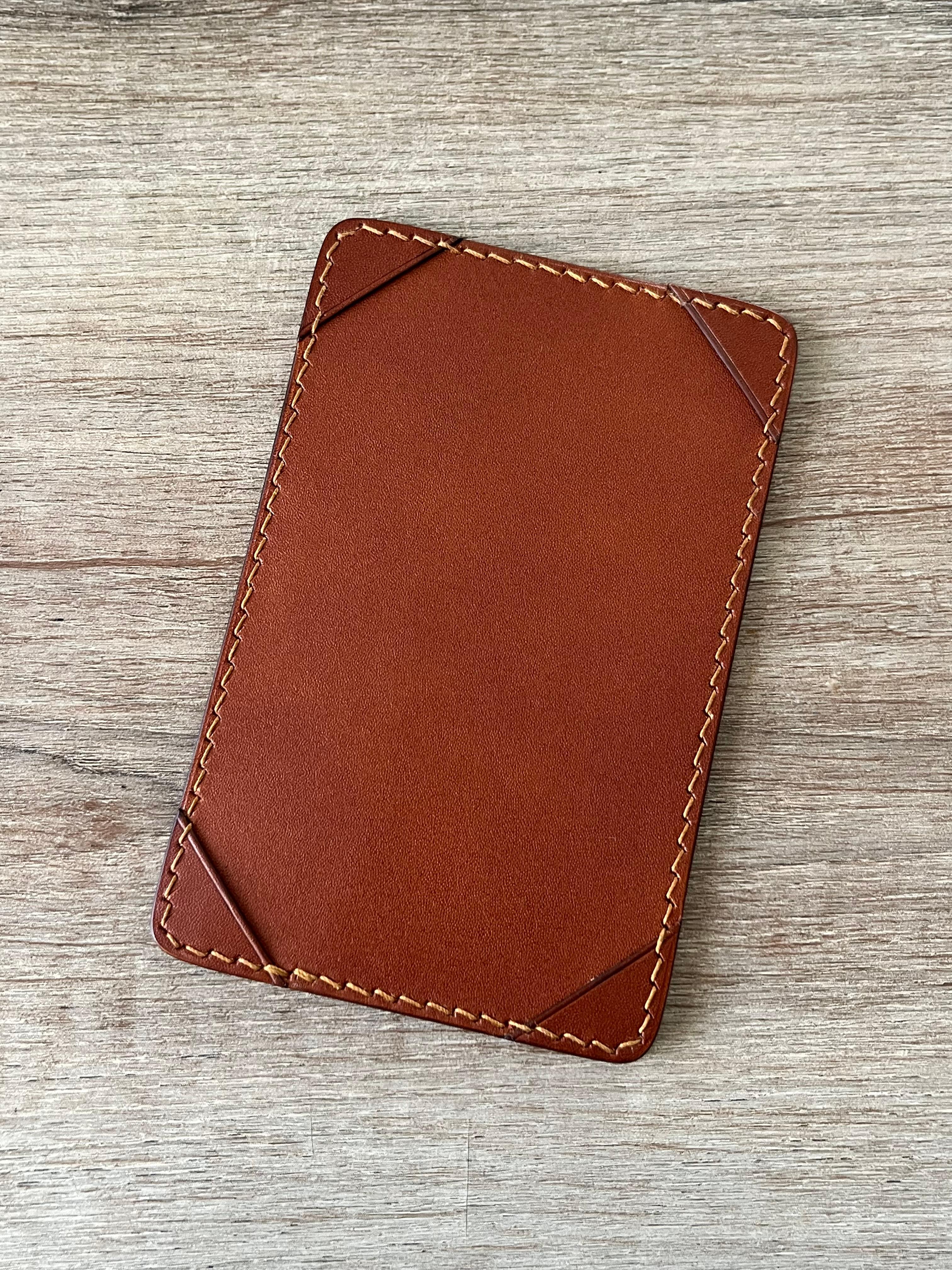 LEATHER JOTTER PAD-COGNAC