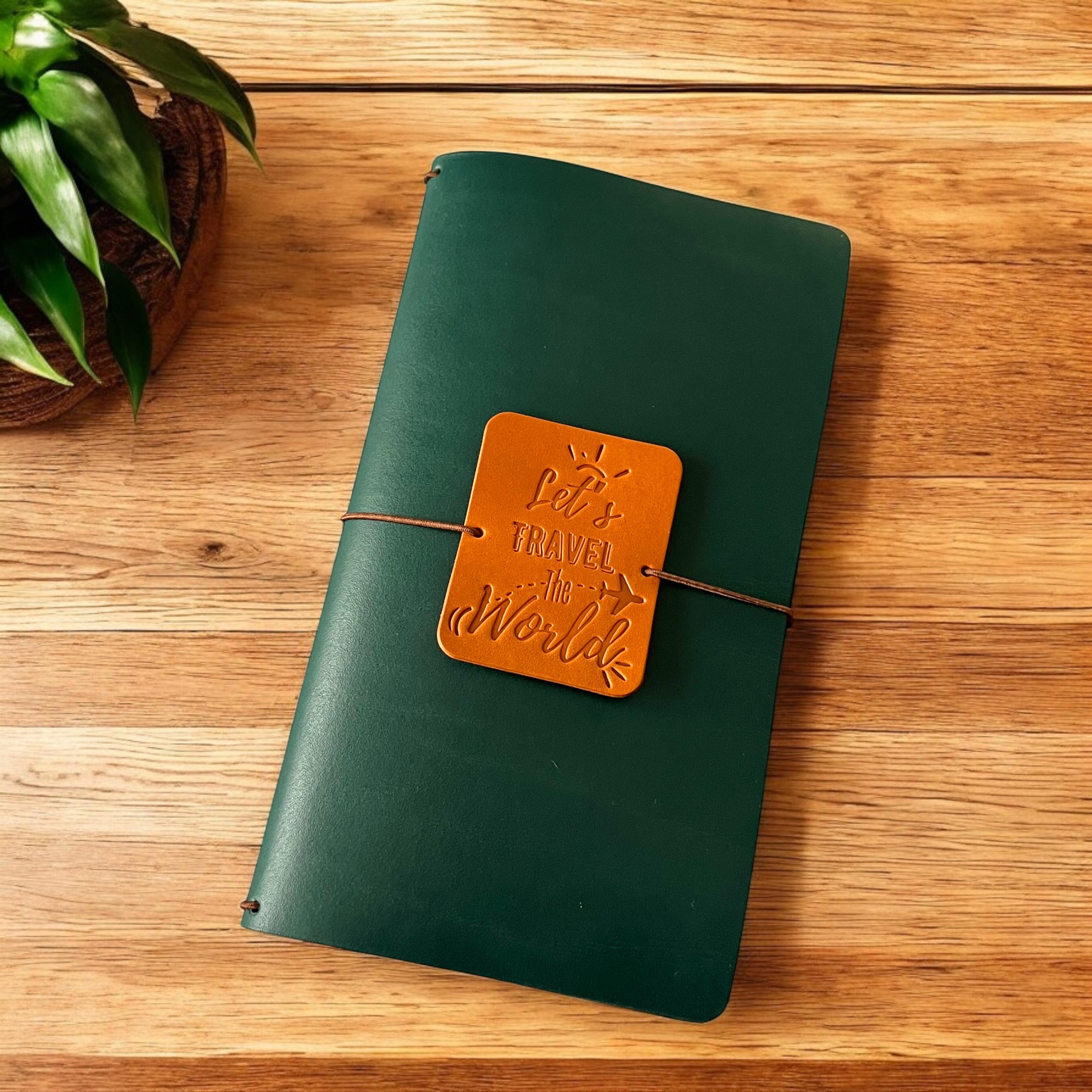 TRAVELER'S DERİ DEFTER KILIFI-YEŞİL