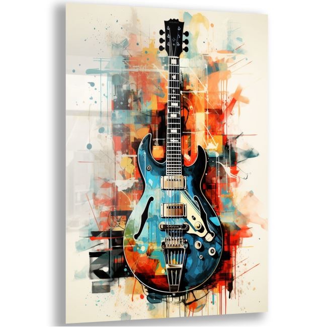 Modern Gitar Cam Tablo
