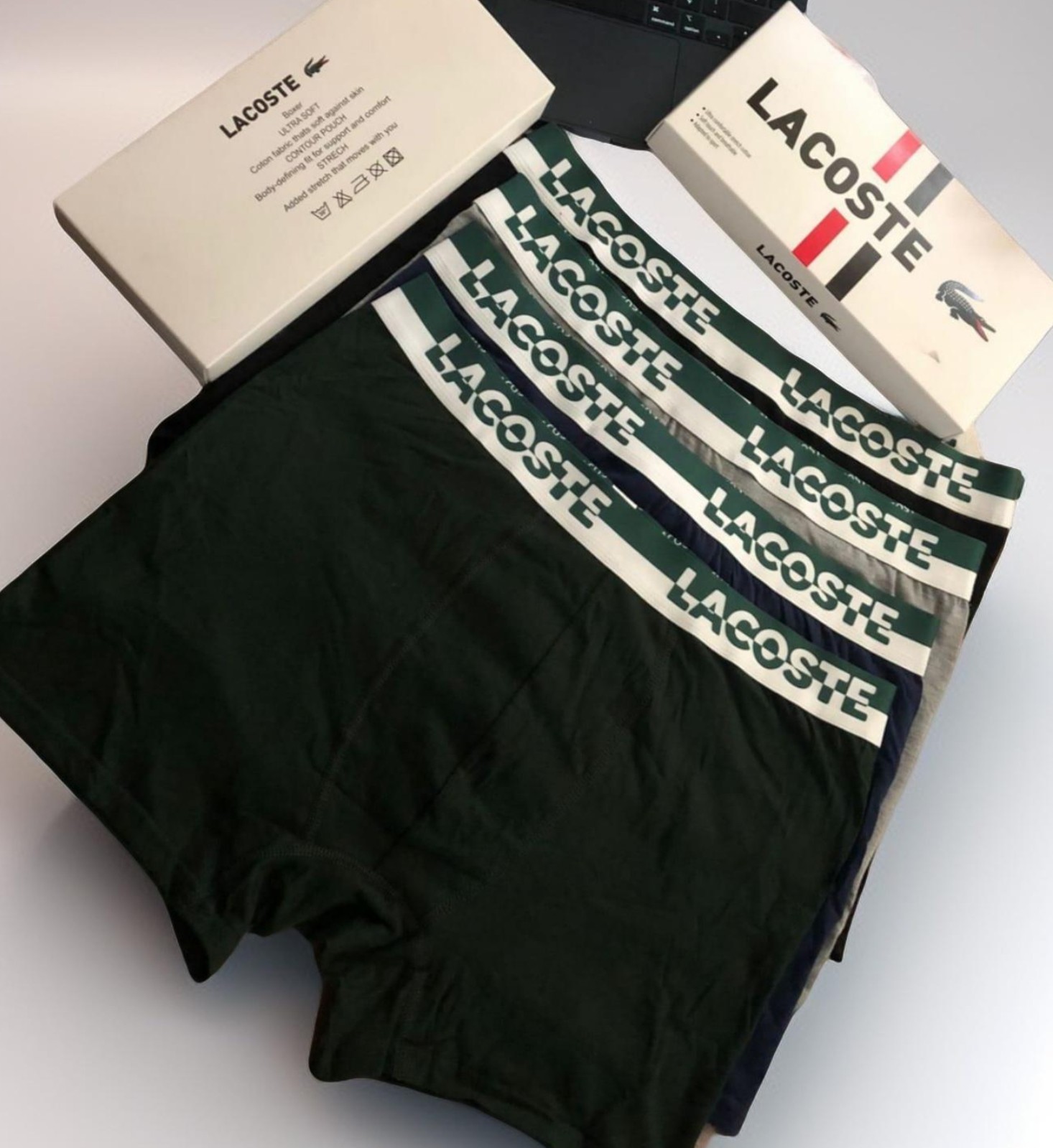 LACOSTE 4LÜ BOXER SETİ