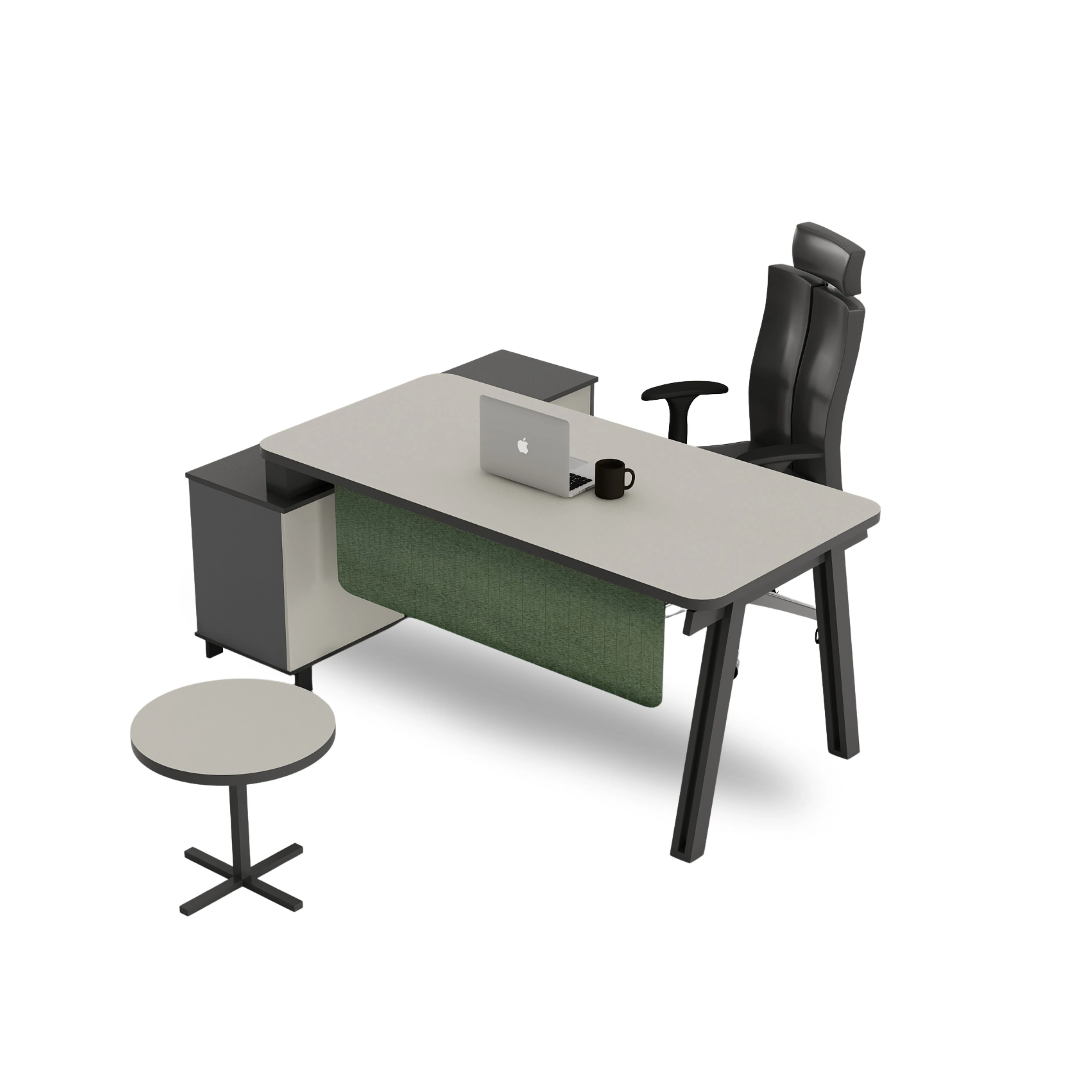 Tween Etajerli Ofis Çalışma Masaları 