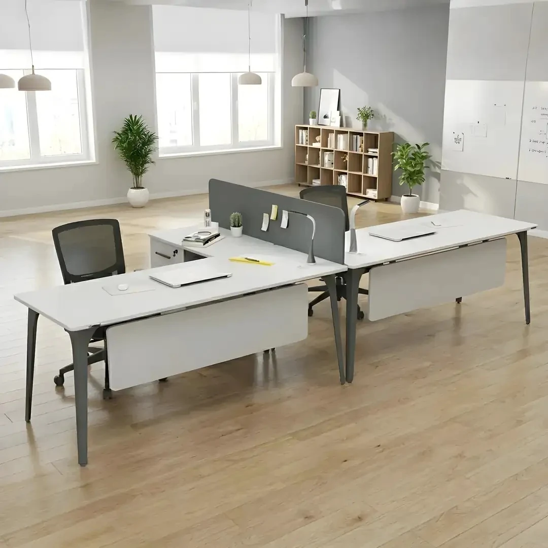 Lino Yüksek Kesonlu 2'li Çalışma Masası