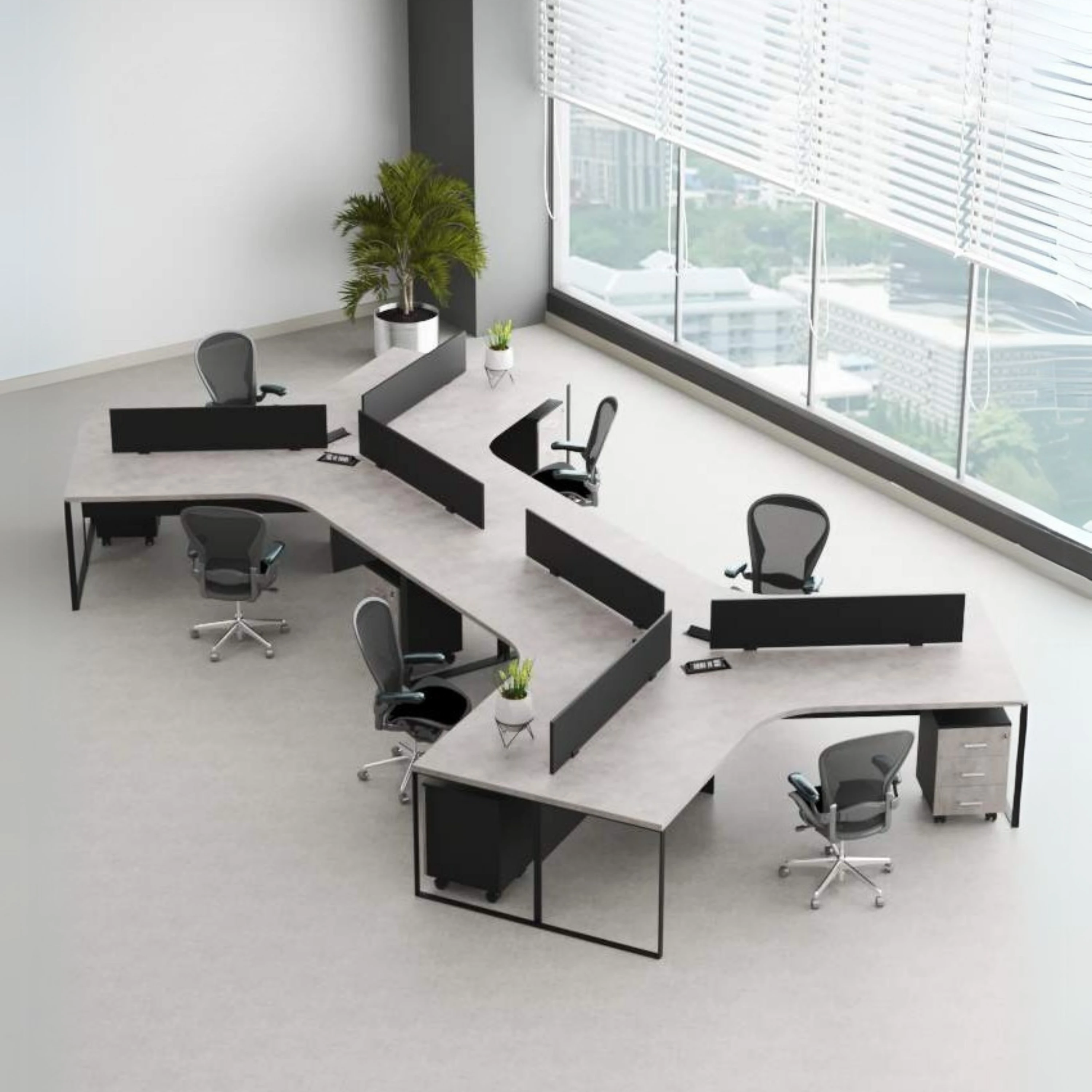 Win Üçlü Çalışma Masası