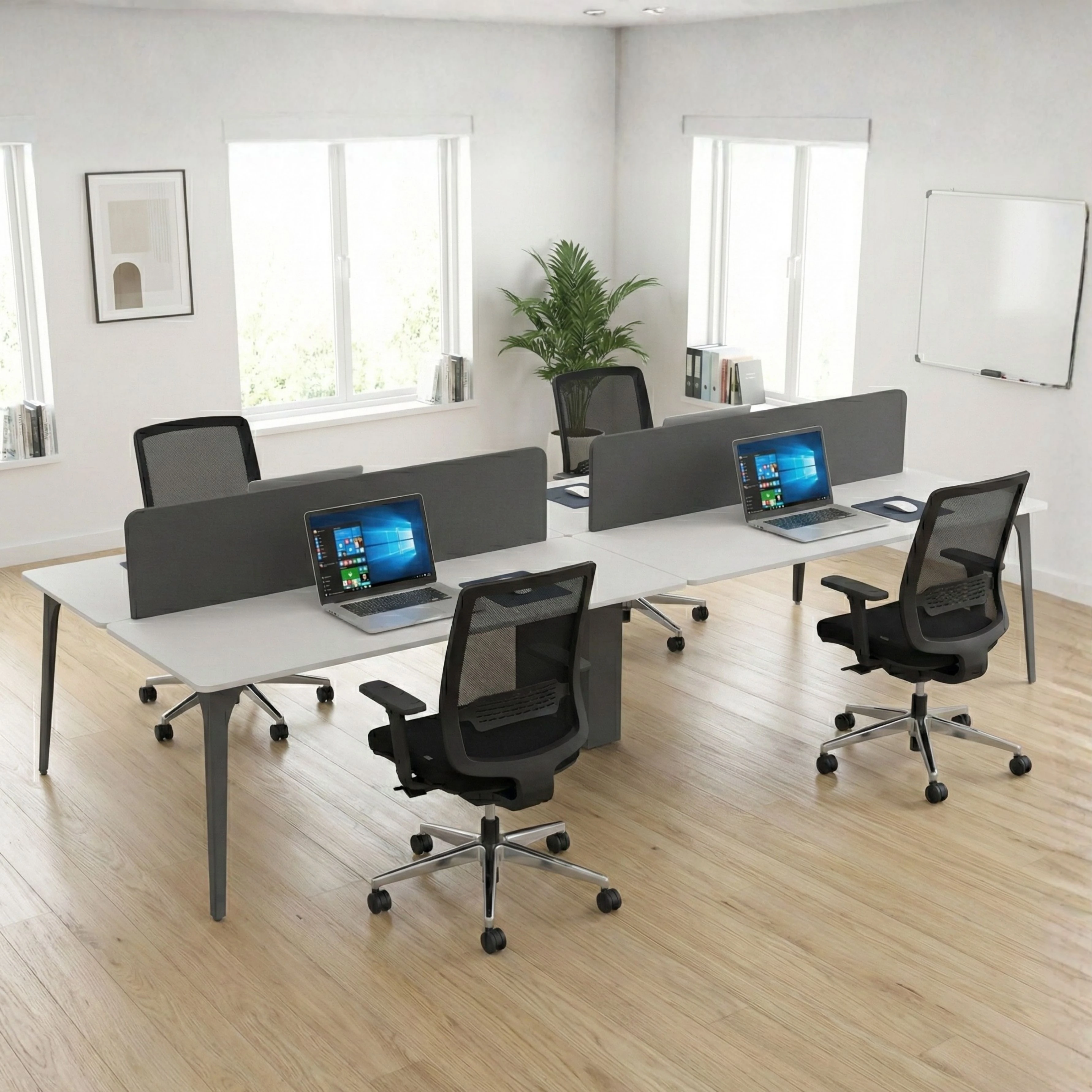 Lino Dörtlü Çalışma Masası