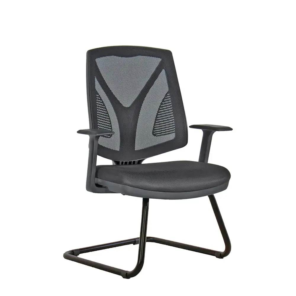 Bella Siyah Fileli Misafir Koltuğu