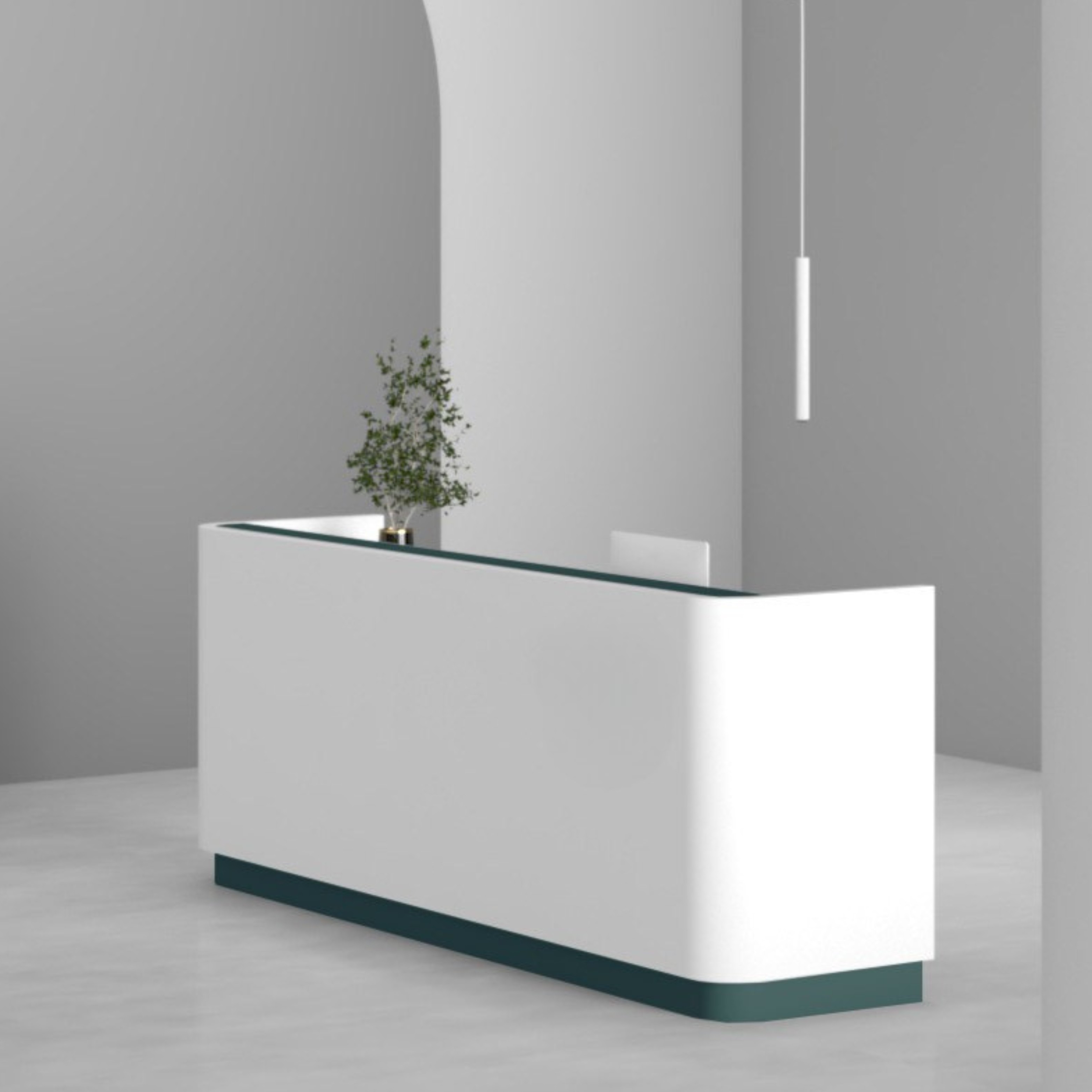 Ovid Oval Ofis Bankosu