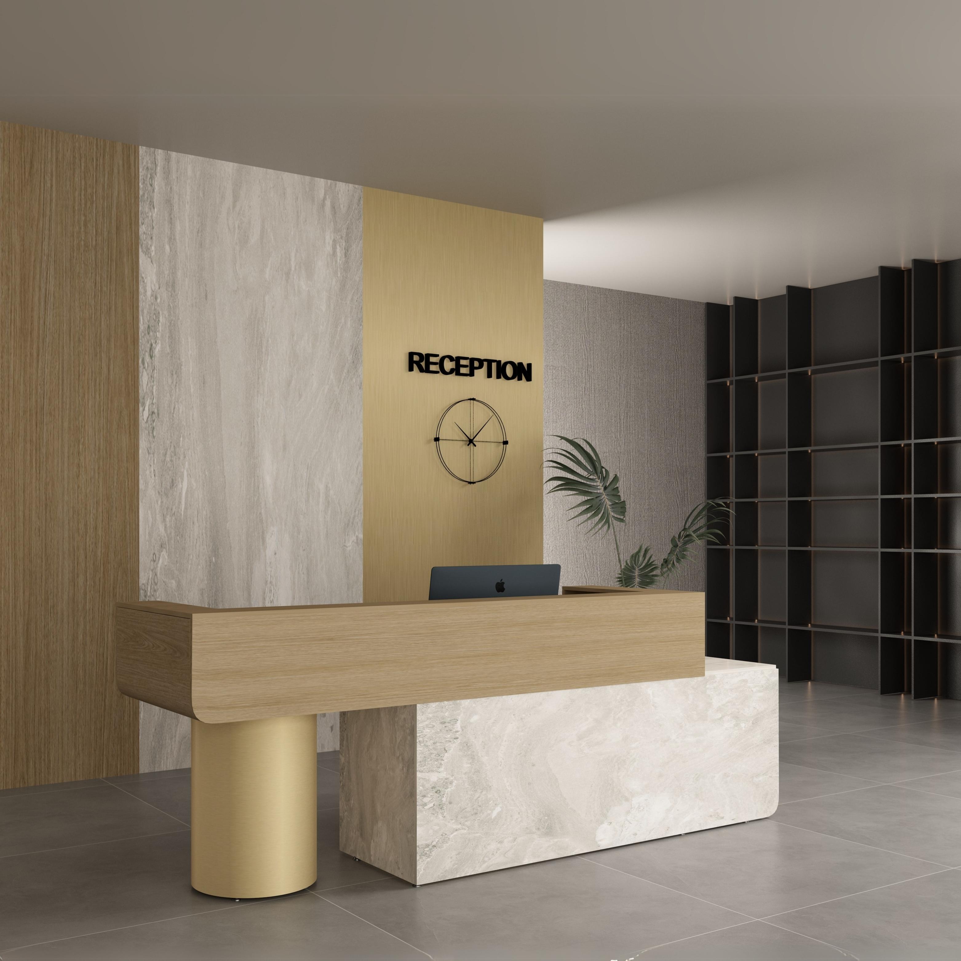 Dezy Oval Ofis Bankosu