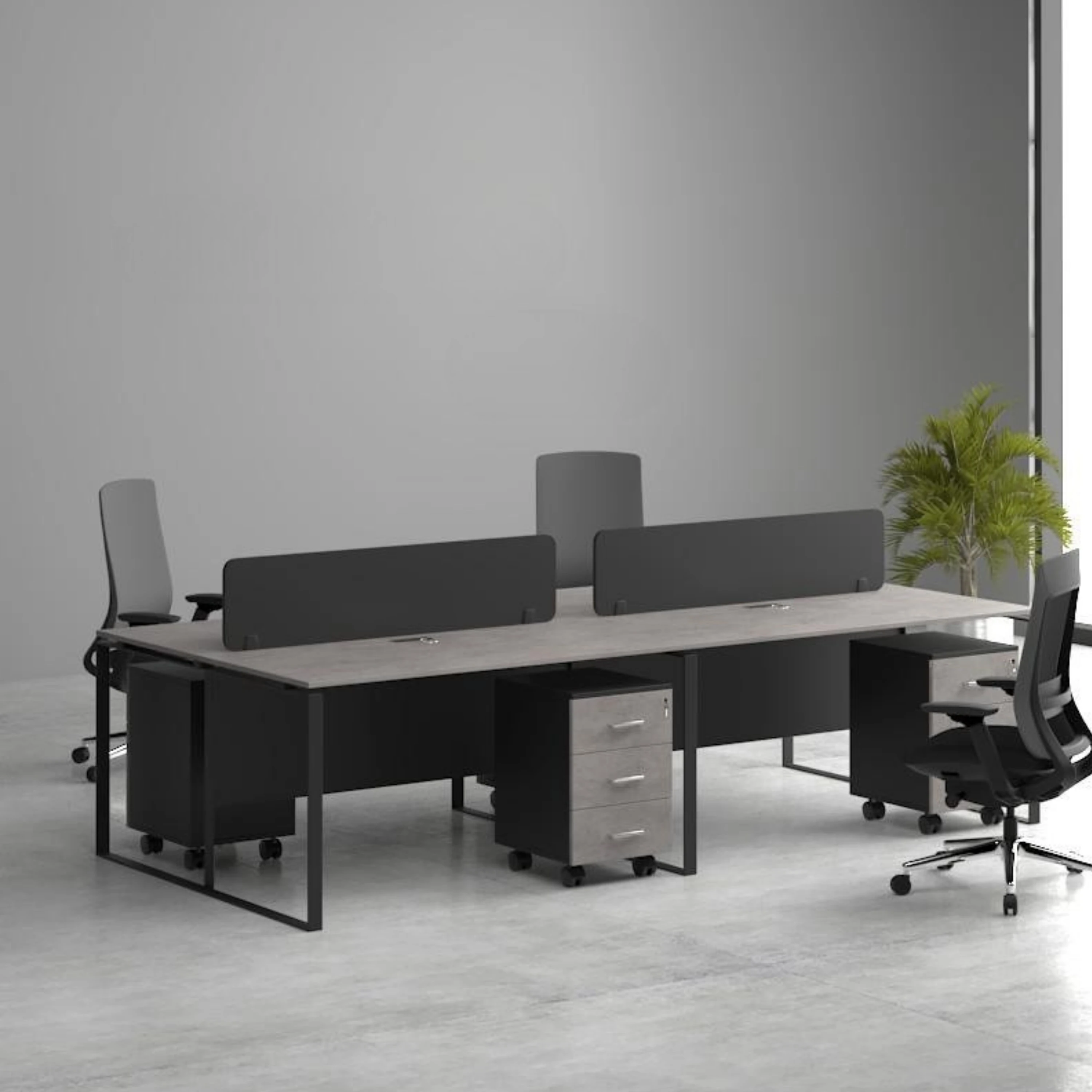 Win Dörtlü Çalışma Masası