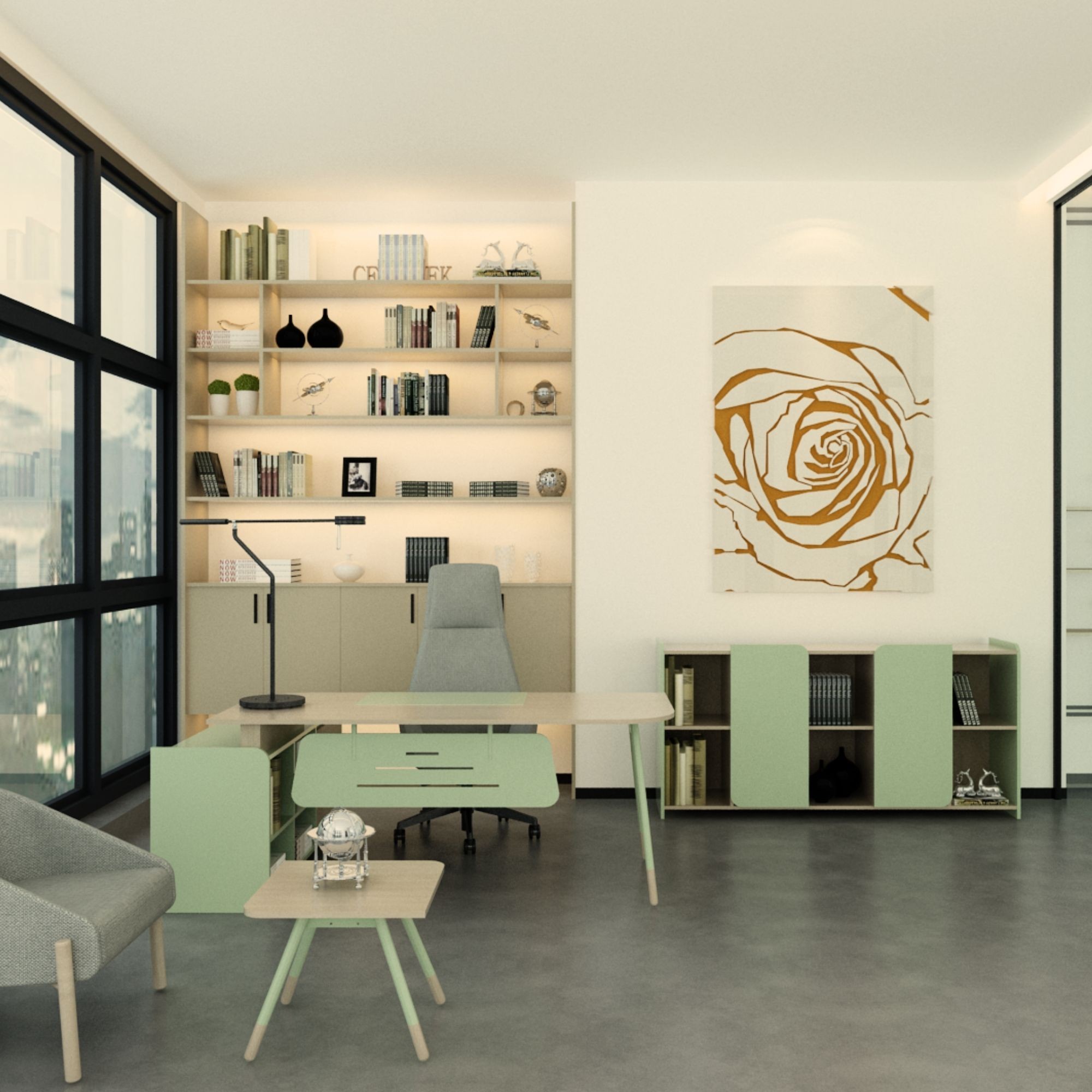 Green Ofis Masa Takımı