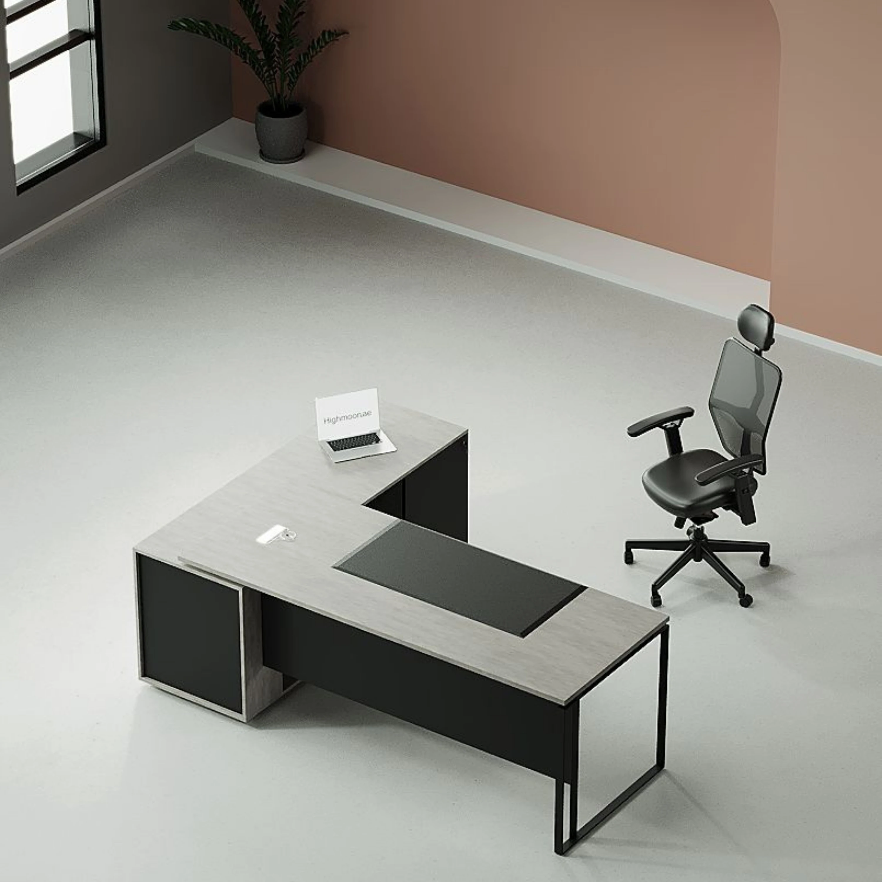 Win Etajerli Yönetici Masası