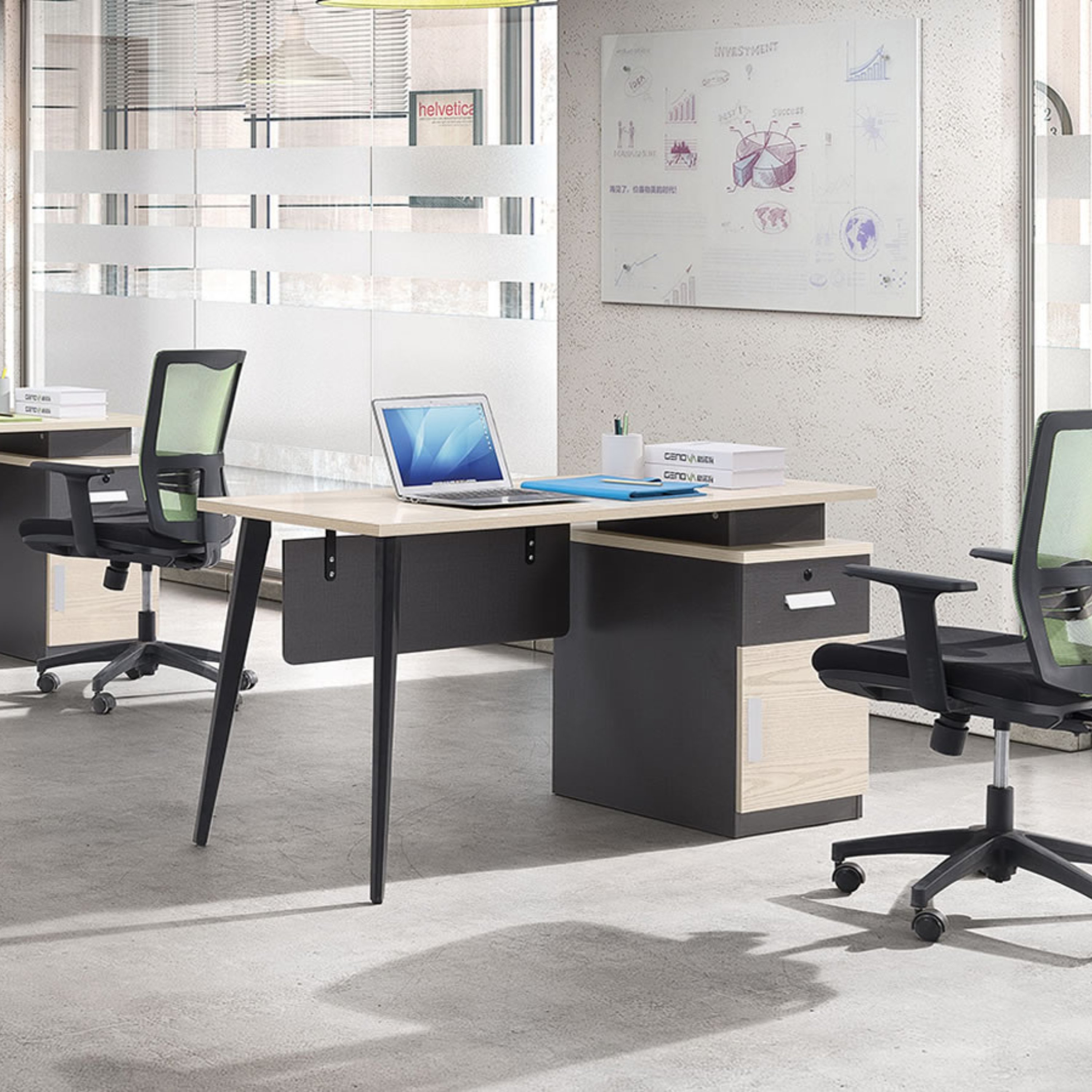 Gate Kesonlu Ofis Çalışma Masası