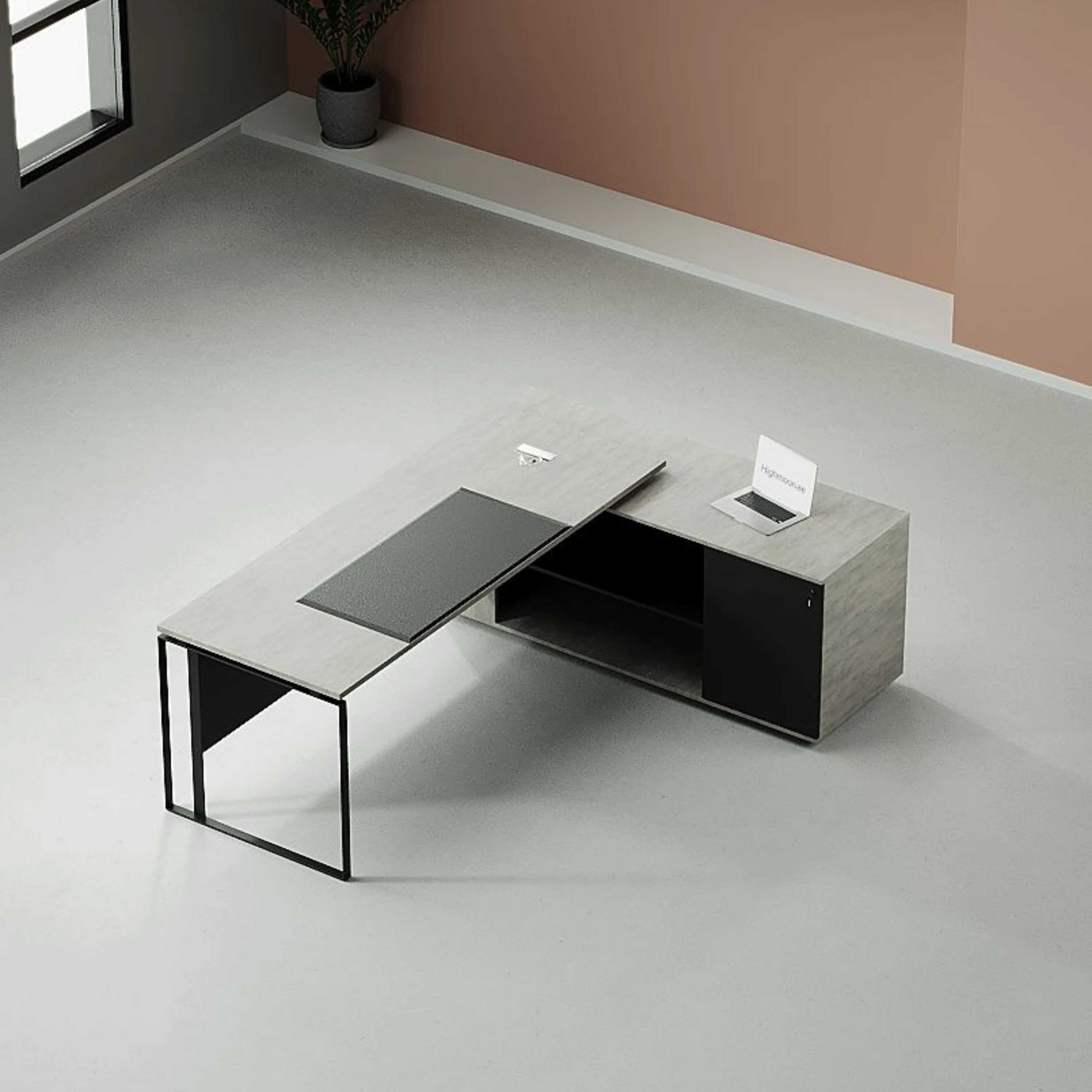 Win Etajerli Yönetici Masası