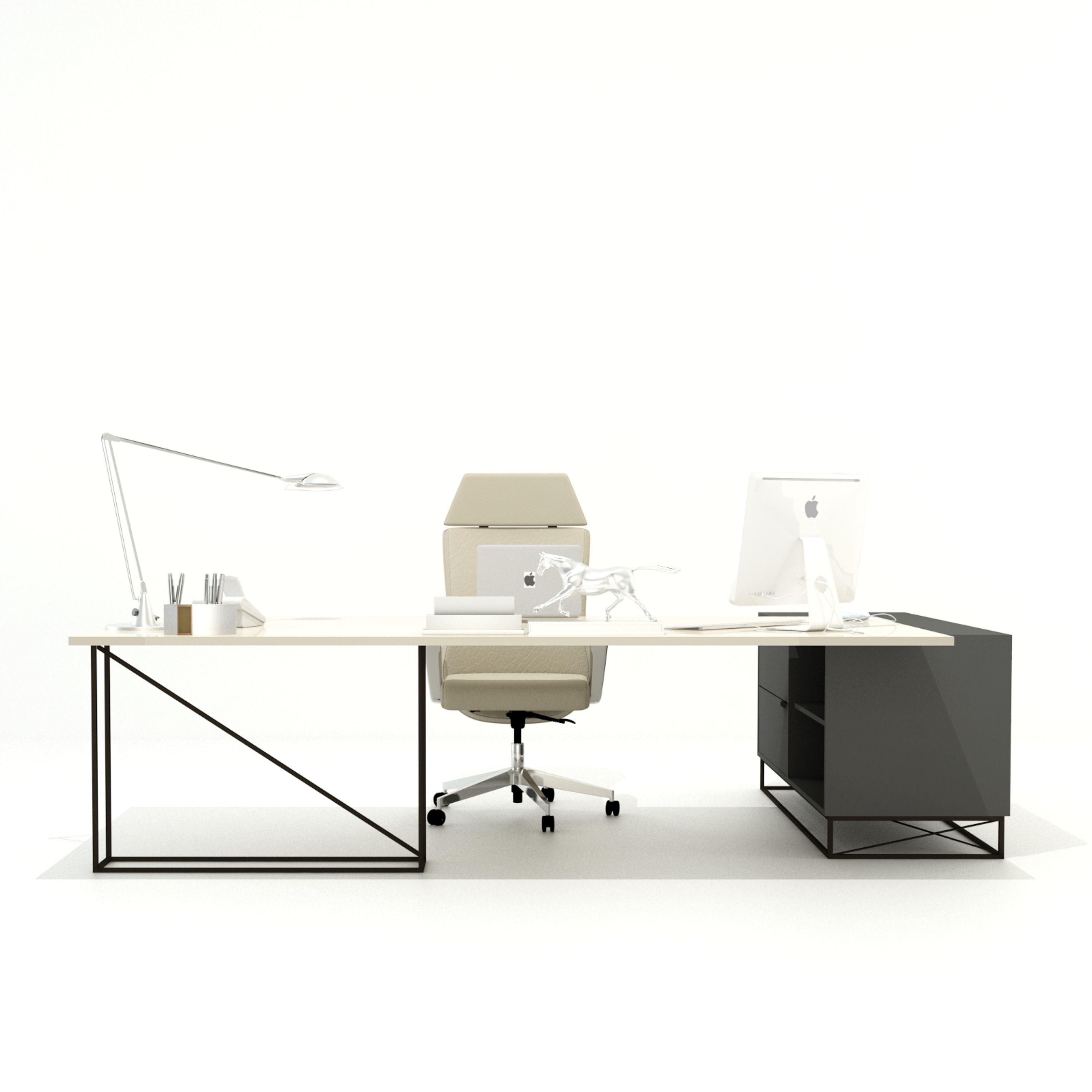 Slim Ofis Yönetici Masası