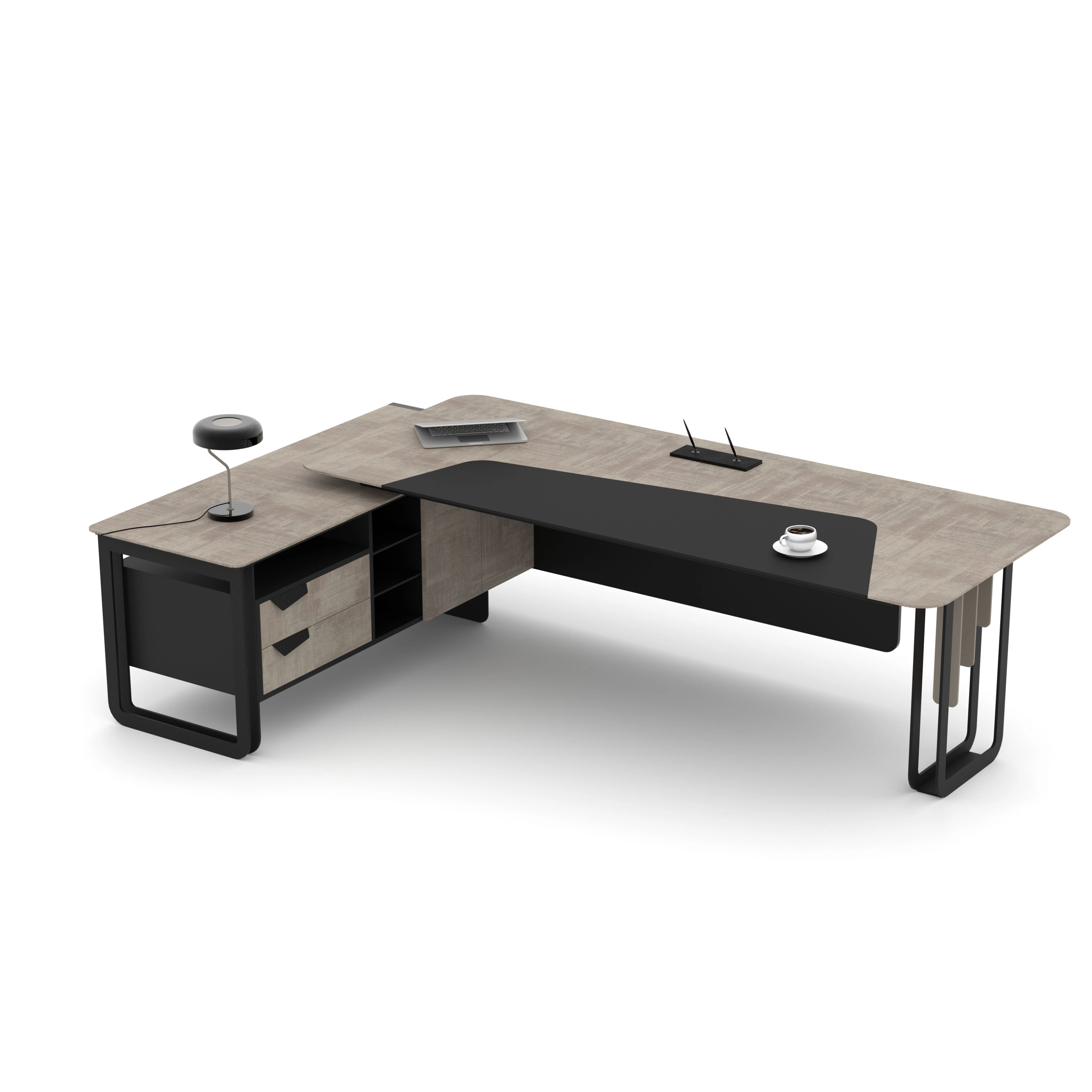 Inox Yönetici Ofis Masa Takımı