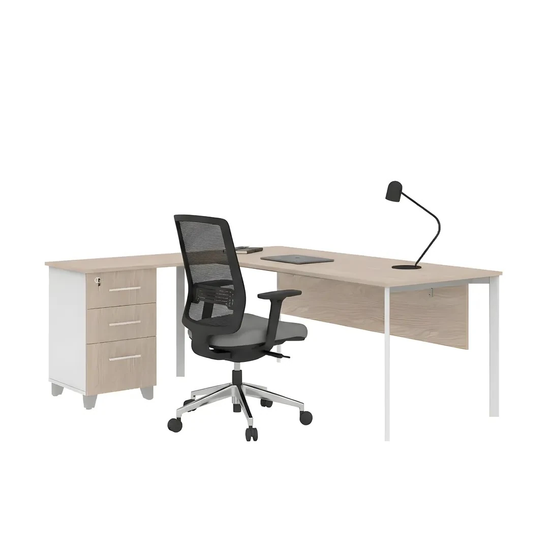 Prizma Yüksek Kesonlu L Çalışma Masası