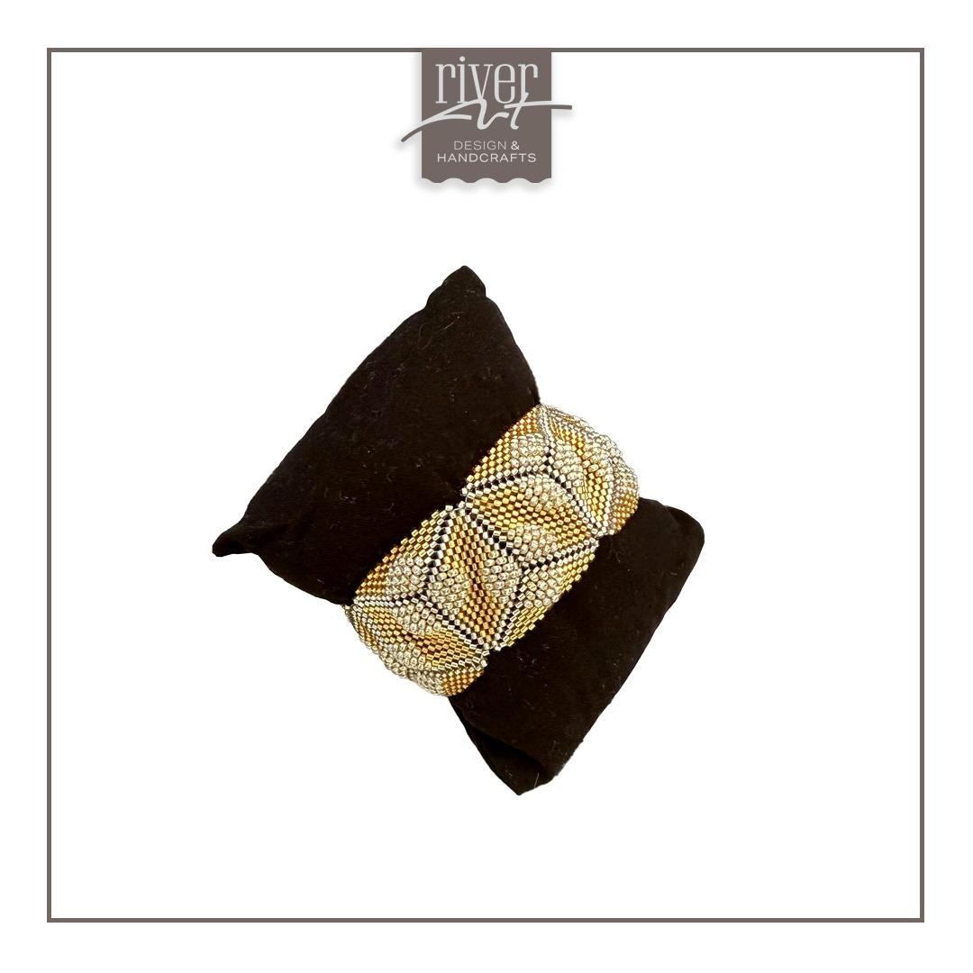 Miyuki Gold Round  Bileklik