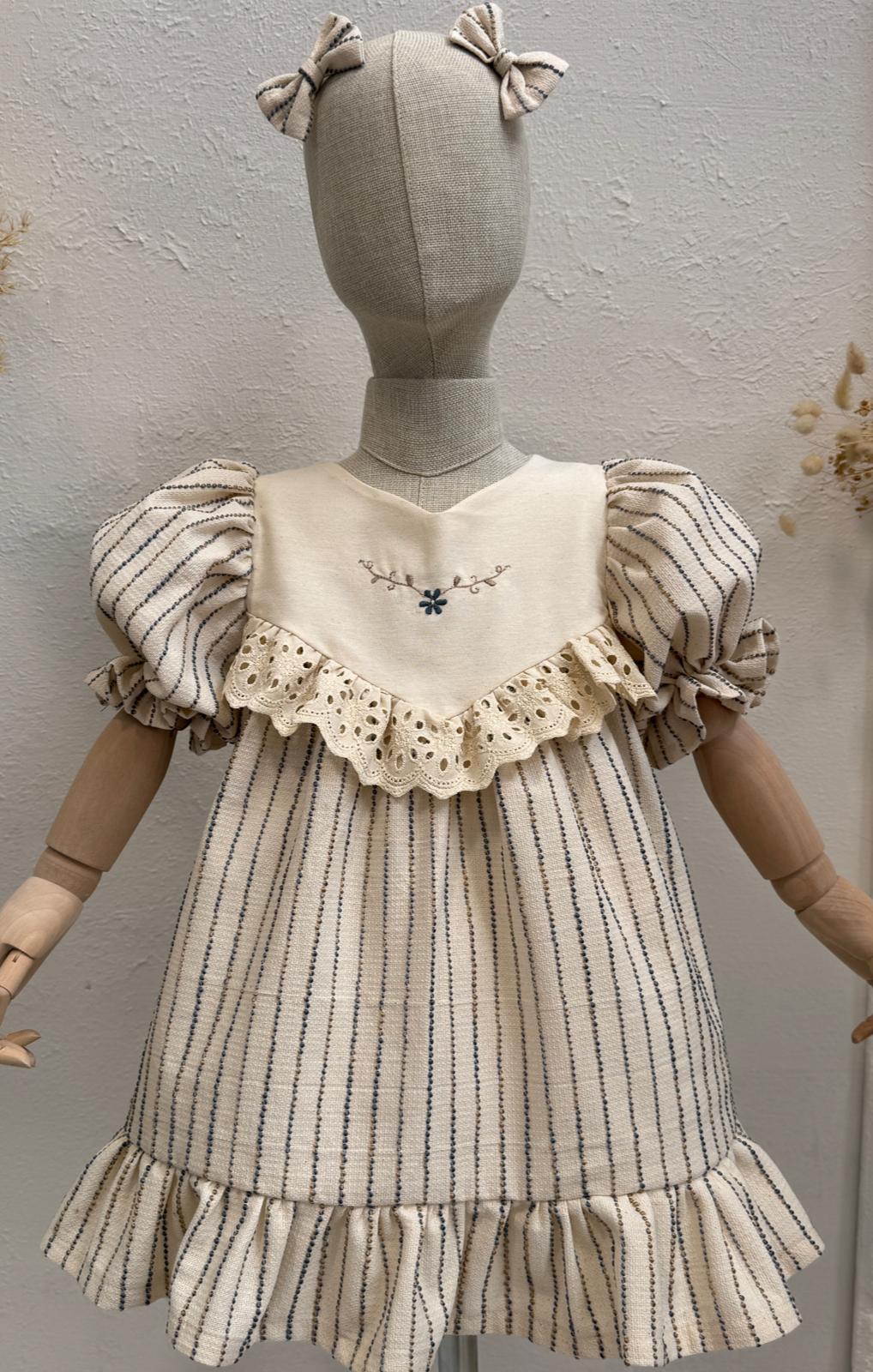 9-12 AY ALAÇATI ELBİSE- BANDANA 