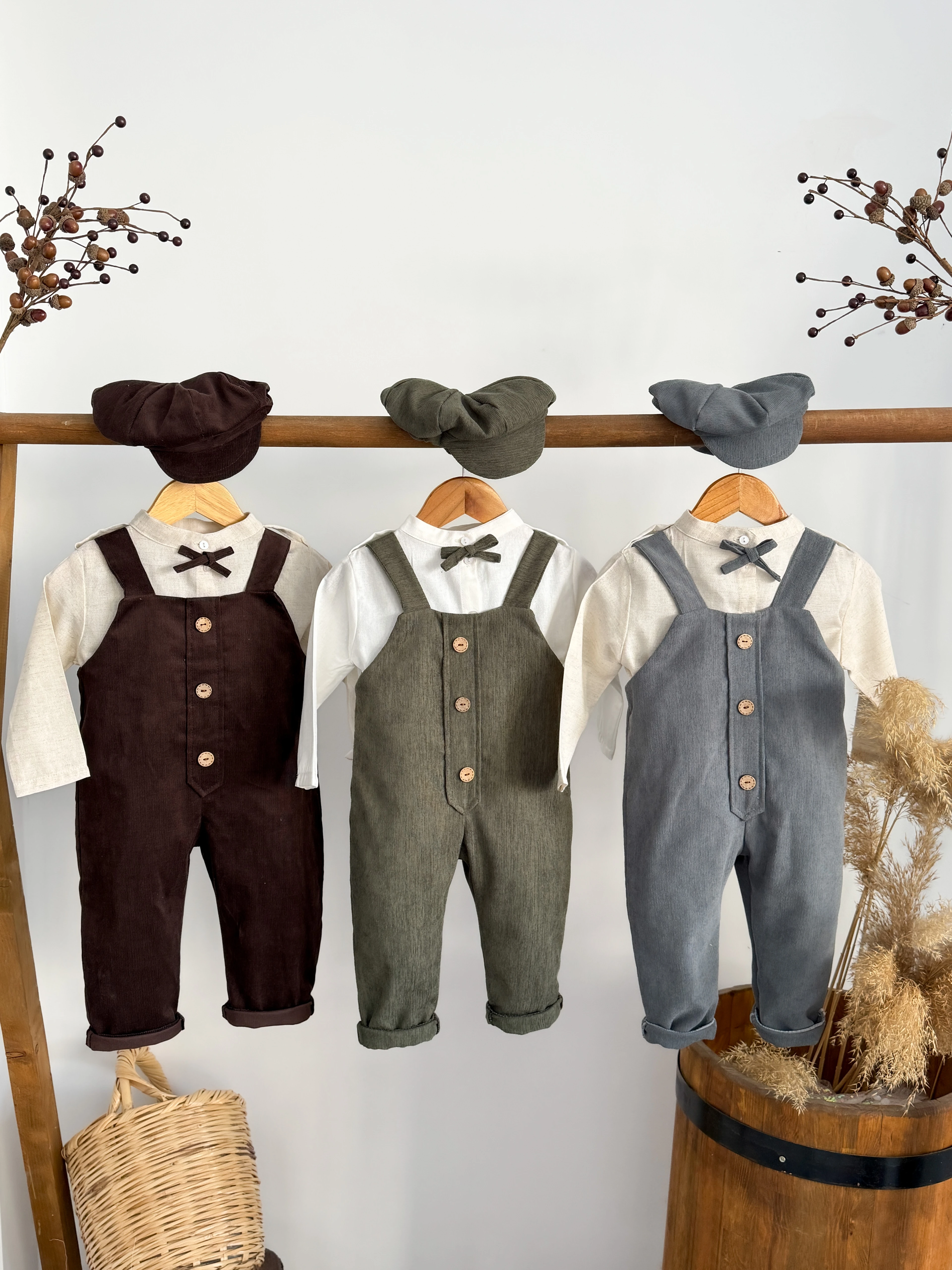 ACI KAHVE KADİFE BAHÇIVAN-GÖMLEK