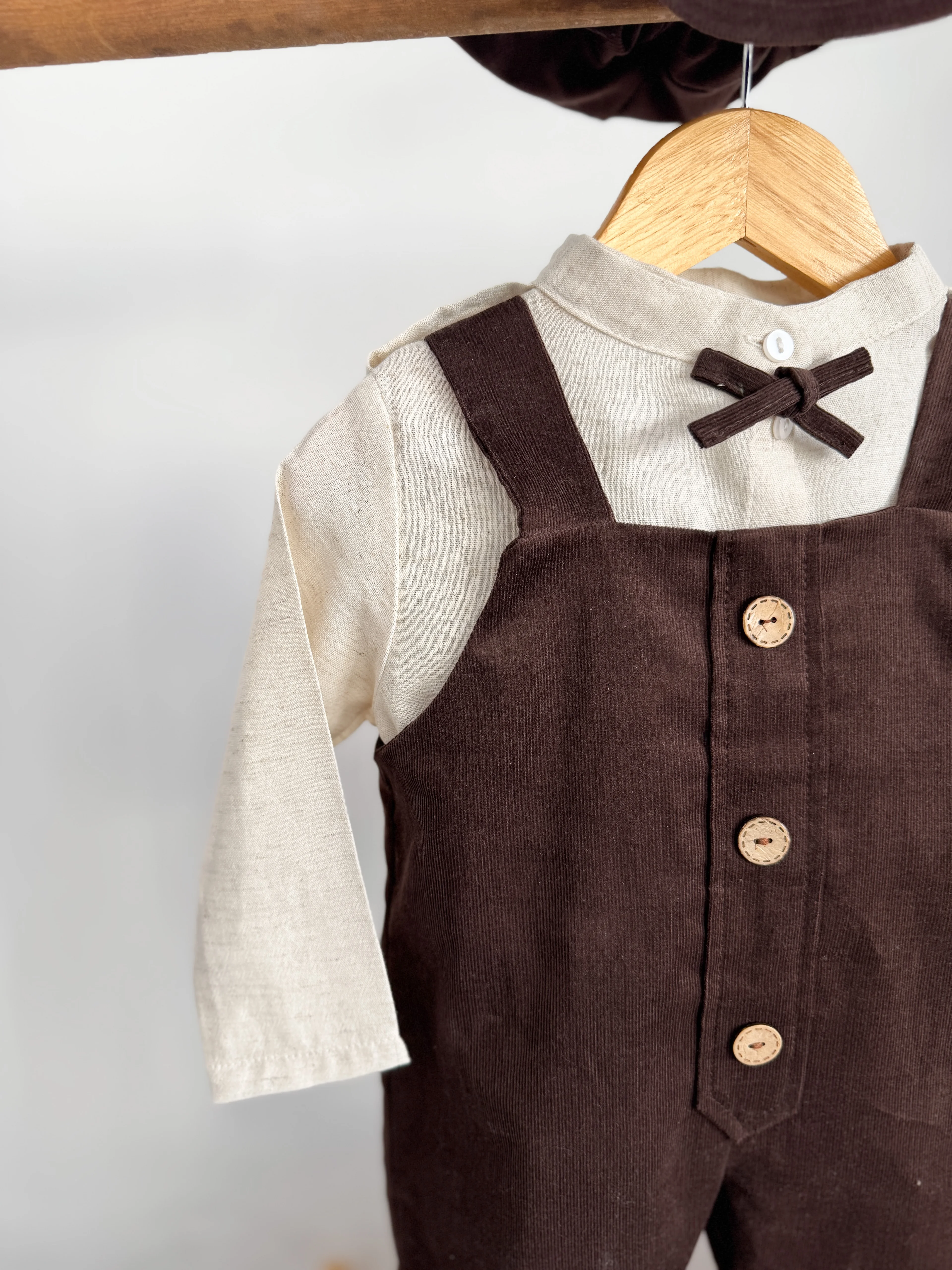 ACI KAHVE KADİFE BAHÇIVAN-GÖMLEK