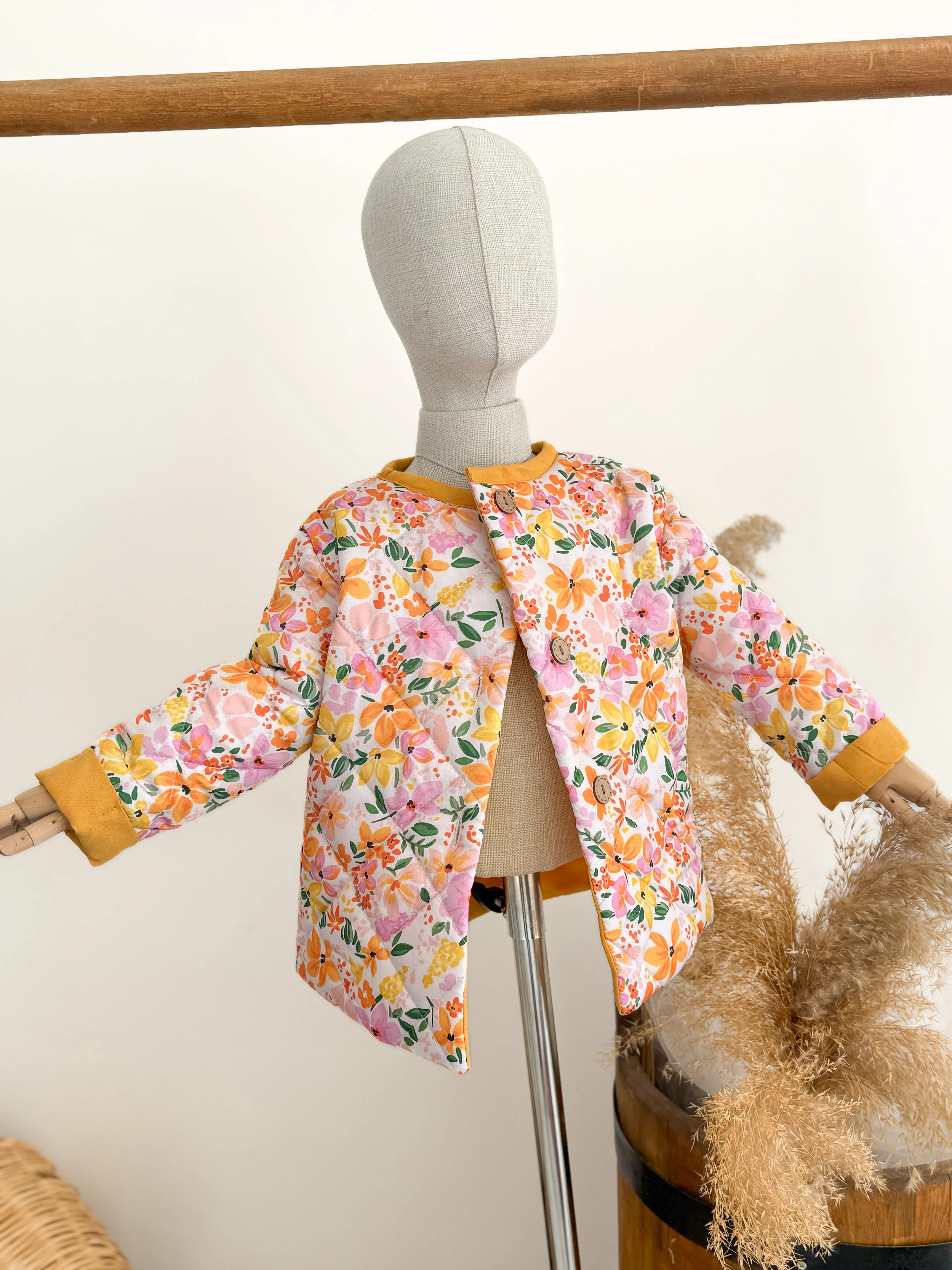 FLOWER KAPİTONE CEKET