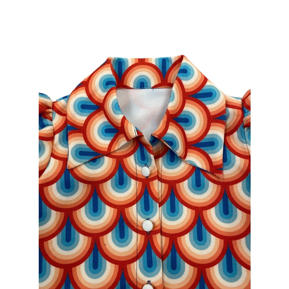 Monogram Desenli Gömlek-Pantolon Takım