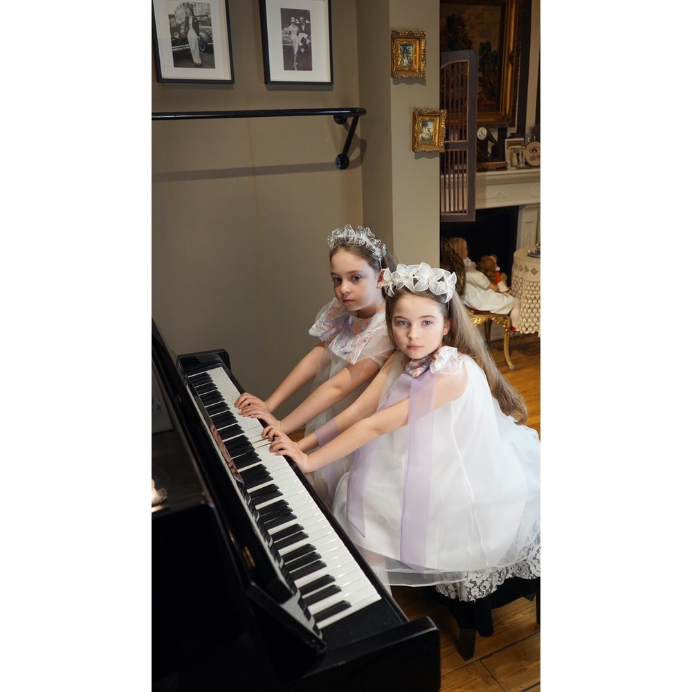 Denizci Yakalı Organze Elbise