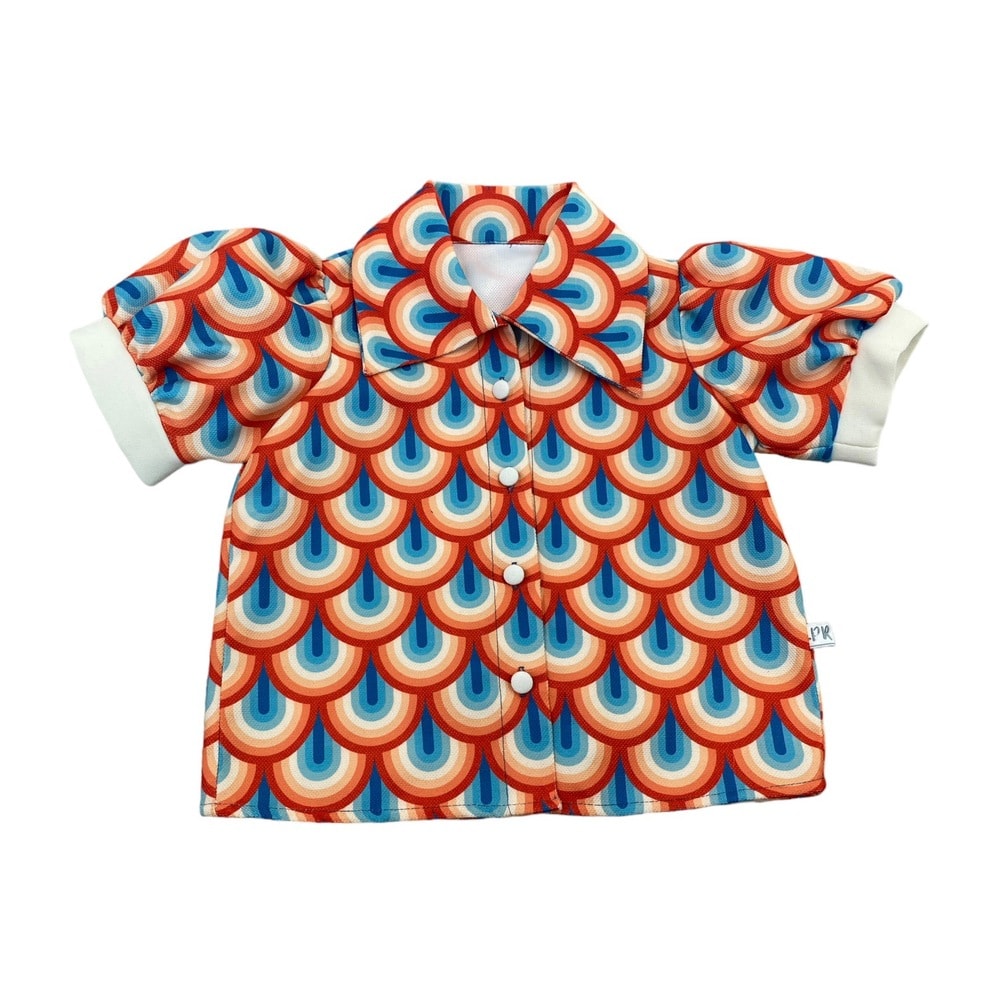 Monogram Desenli Gömlek-Pantolon Takım