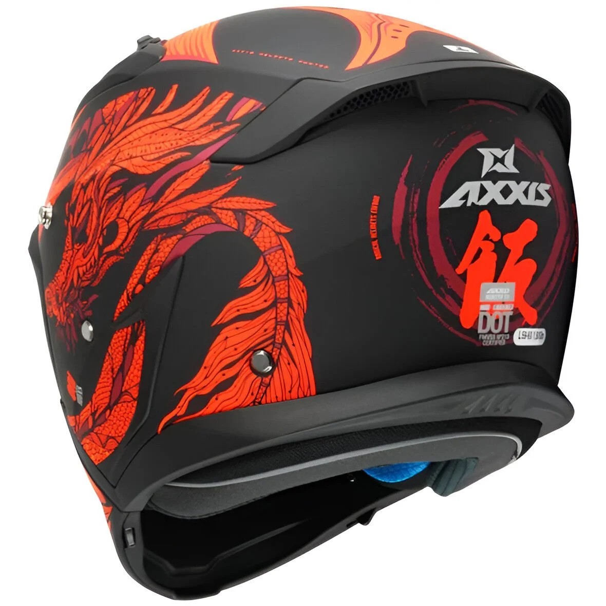 Axxis Hunter 980 Oni Mat Kırmızı Modüler Kask