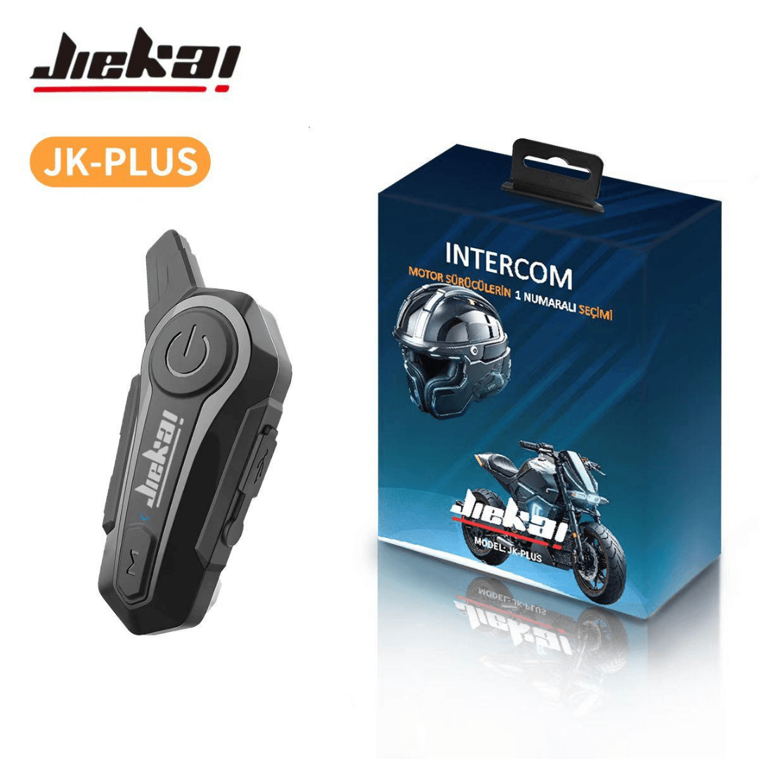 JİEKAİ JK-1000-PLUS İNTERKOM SİYAH ( RENKLİ KAPAKLAR HEDİYE )