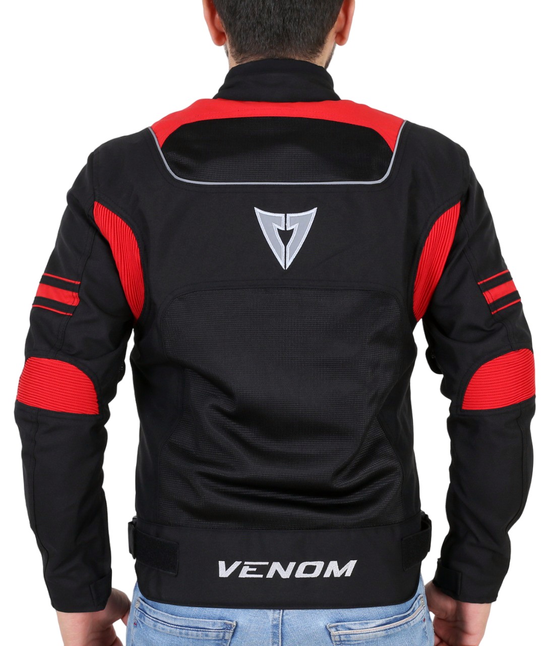 VENOM CEKET SPIN SİYAH KIRMIZI Yazlık