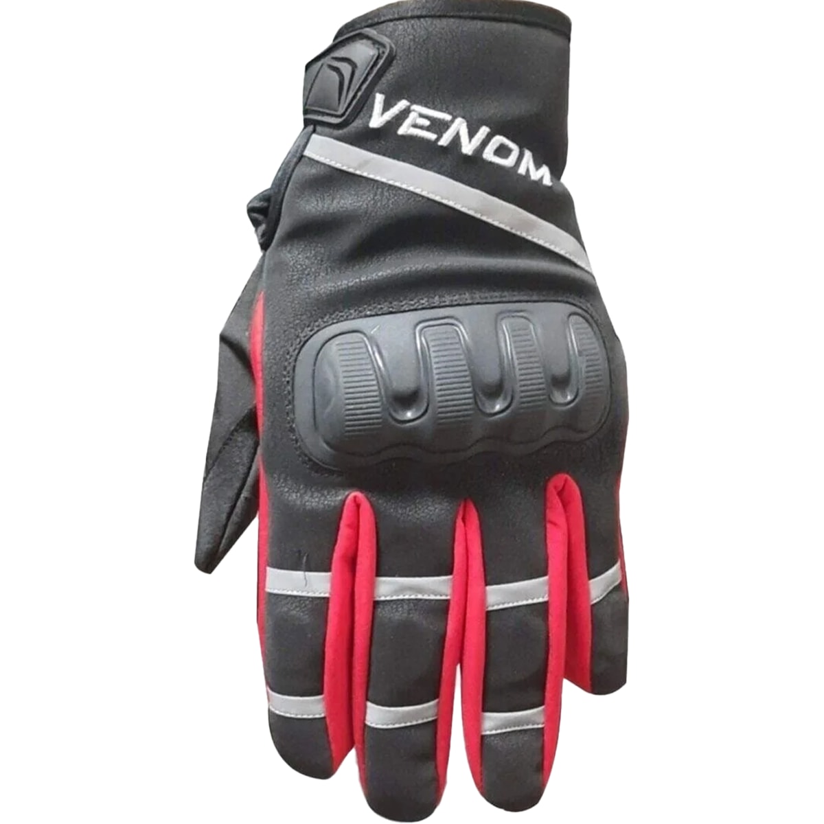 Venom 9010 Soft Shell - Kışlık Motosiklet Eldiveni - Kırmızı