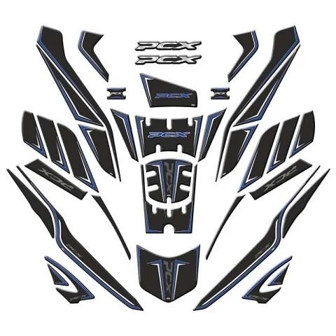HONDA PCX 2025 UYUMLU TANK PAD SET